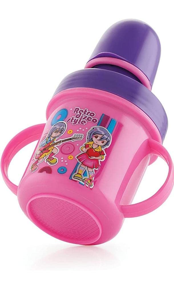 LD LUCIDO DECORE Stainless Steel Baby Sippy Cup with Spout - 320ml Leak-Proof Toddler Cup for Boys & Girls Ages 3-18 Months - Ideal for On-the-Go, Daycare & Travel