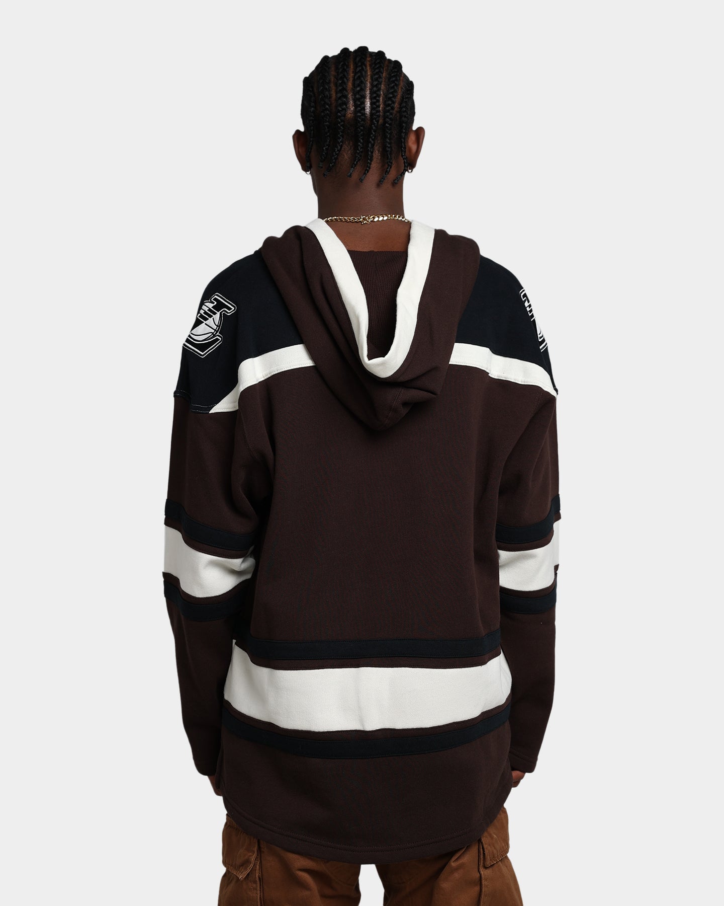 47 Brand Los Angeles Lakers Superior Lacer Hoodie Brown - NBA Fan Apparel for Men & Women - Perfect for Game Day, Casual Wear & Sports Outfits