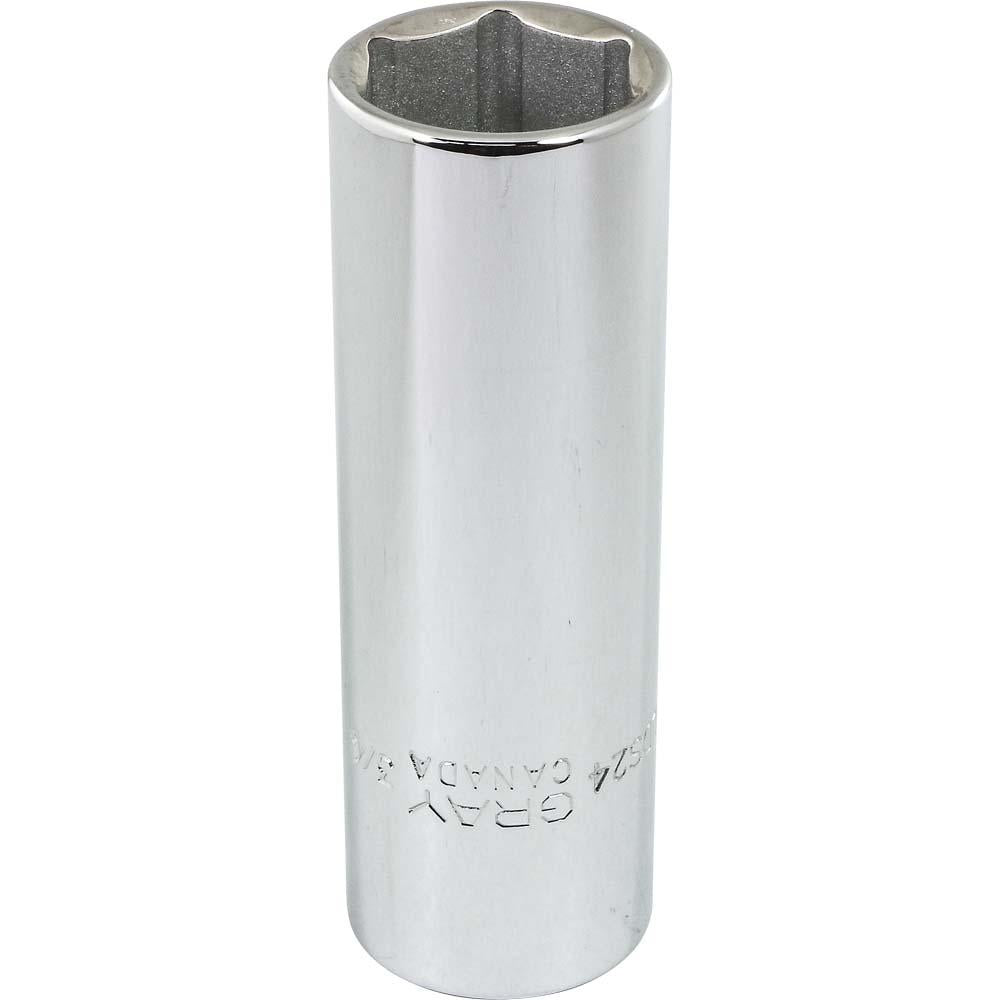 1/2 Inch Drive 6 Point Deep Socket Set - Professional Grade Impact Sockets for Automotive Repair, DIY Projects & Heavy Duty Mechanical Work