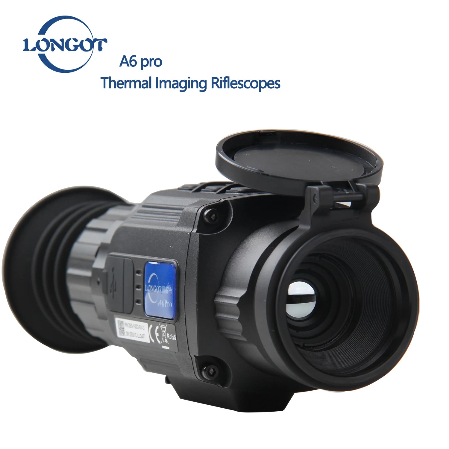 LONGOT A6 PRO Thermal Imaging Riflescope - Hunting Rifle Scope with Night Vision & Sight Imager Camera for Outdoor Hunting, Wildlife Observation, and Nighttime Security Surveillance