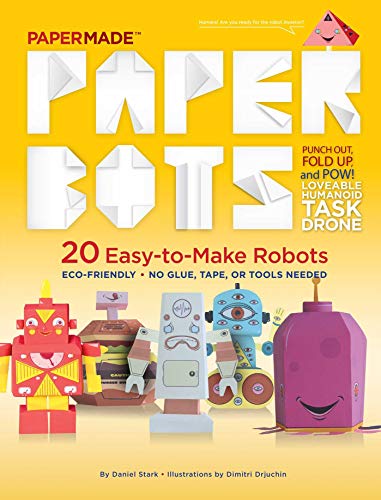 Paper Bots: DIY PaperMade Robot Kit for Kids STEM Learning - Fun Educational Science Project for Classroom & Home Activities