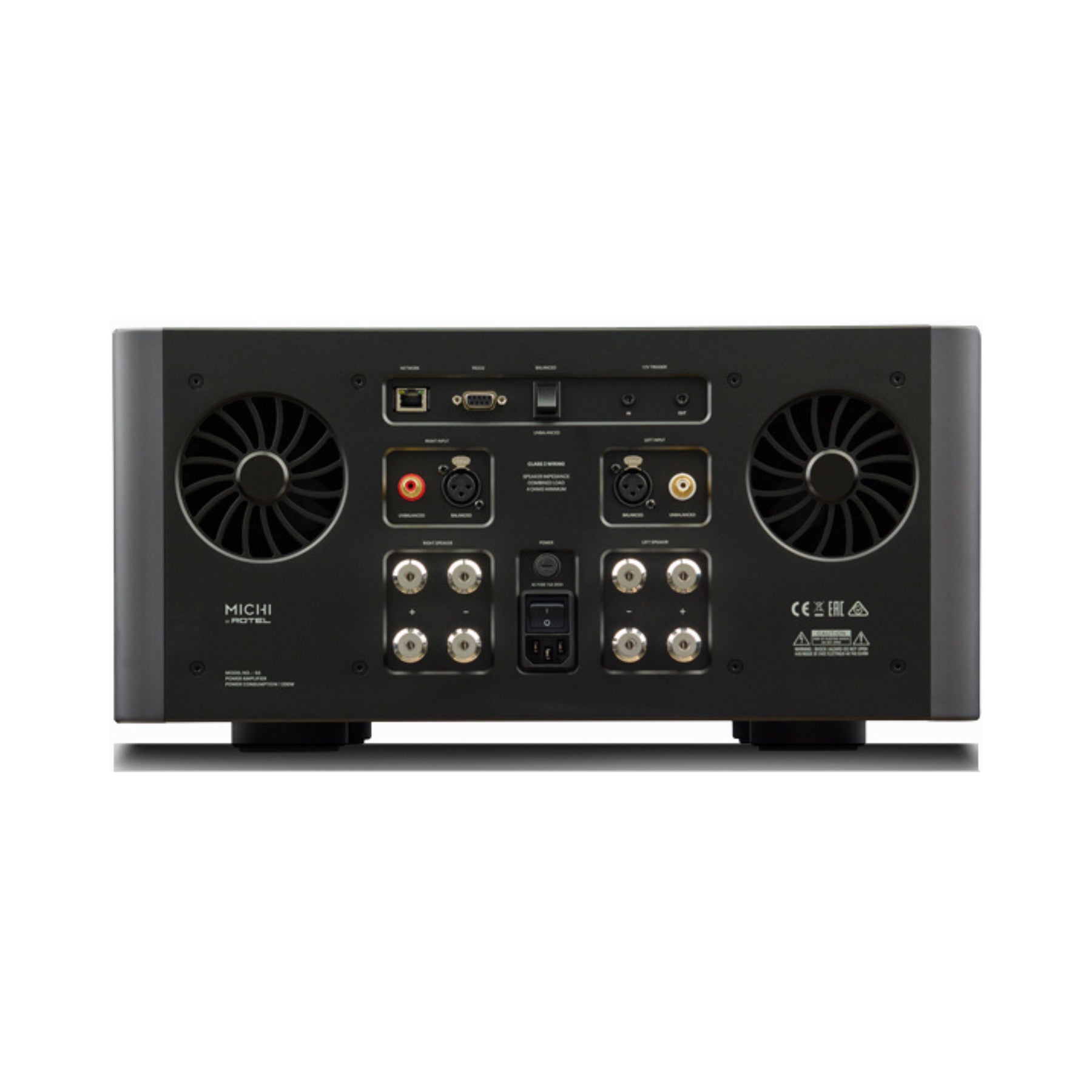 Rotel Michi S5 High-End Stereo Power Amplifier - Premium Audio for Home Theater & Music Listening - Perfect for Audiophiles & Hi-Fi Systems