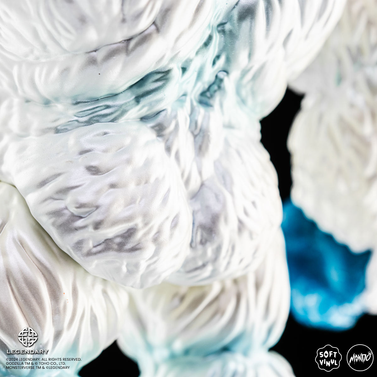 Godzilla x Kong: The New Empire Kong Soft Vinyl Figure - Primal Frost Variant Collectible Toy for Movie Fans & Pop Culture Enthusiasts | Perfect for Display, Gifts, and Anime Collections