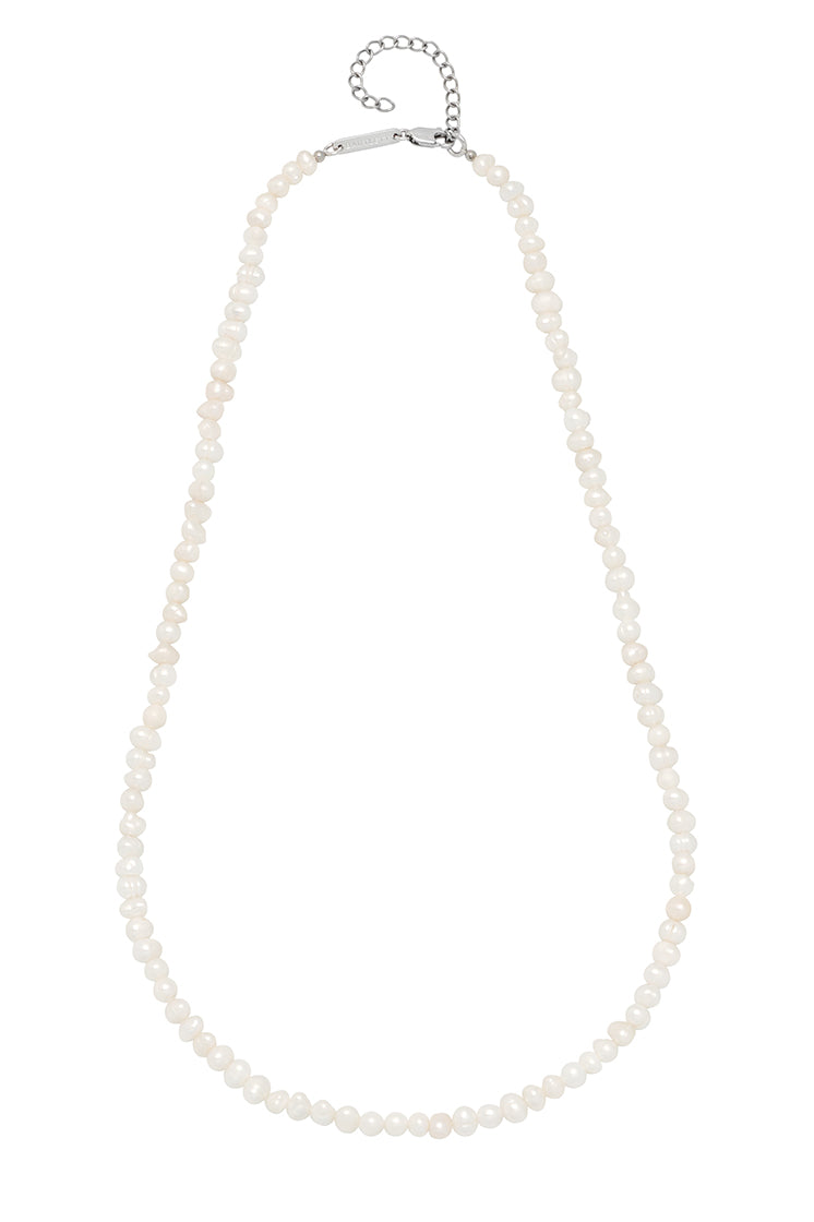 Luxury Men's Pearl Necklace - 18K Gold Plated Freshwater Cultured Pearls for Formal & Casual Wear - Perfect for Weddings, Parties & Gifts