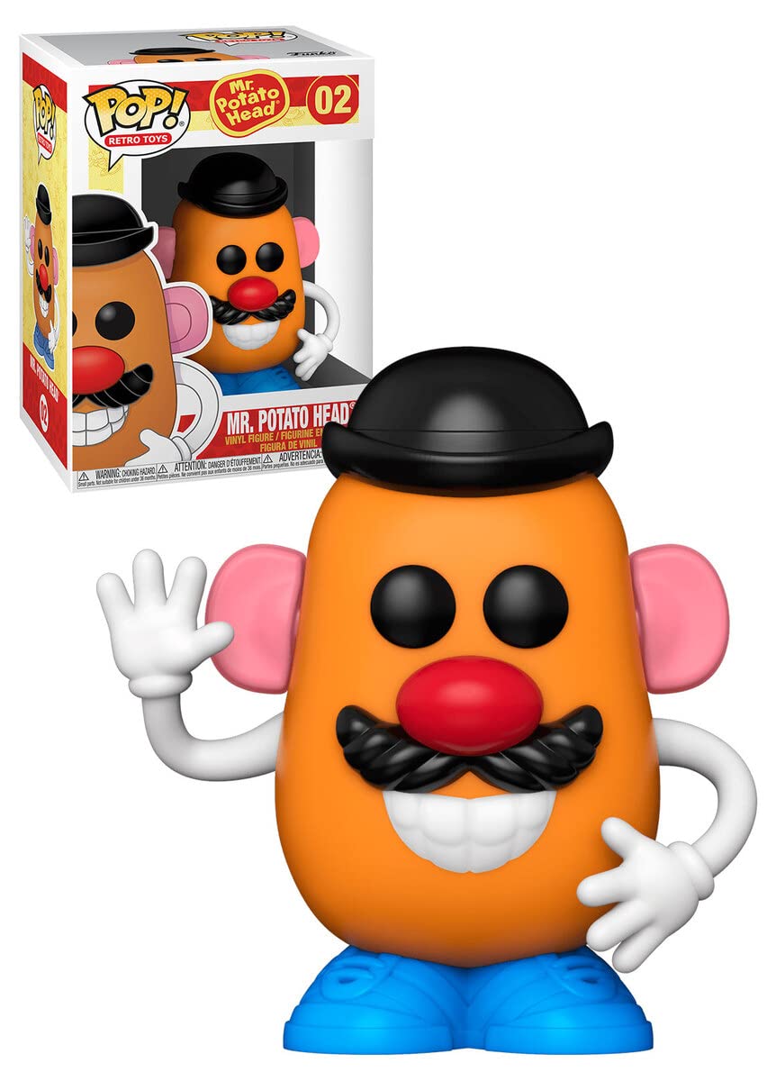 Funko Pop! Vinyl Figure - Mr. Potato Head Retro Toy Collectible (Compatible with Hasbro) with Protective Display Case | Perfect for Home Decor, Office Display & Pop Culture Collections