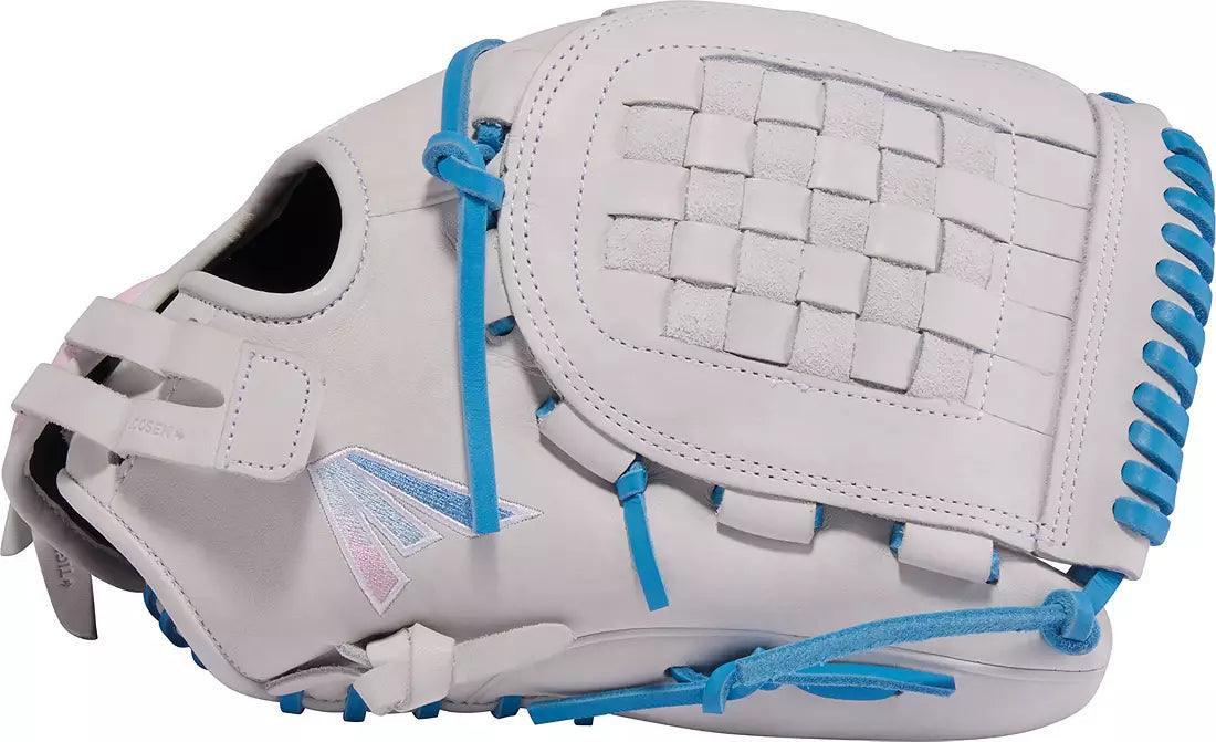 Easton Professional Collection Color Splash 2.0 Fastpitch Softball Glove - 12.5 Inch Youth/Adult Size (PCFP125 3WCBP) for Training, Games & Competitive Play