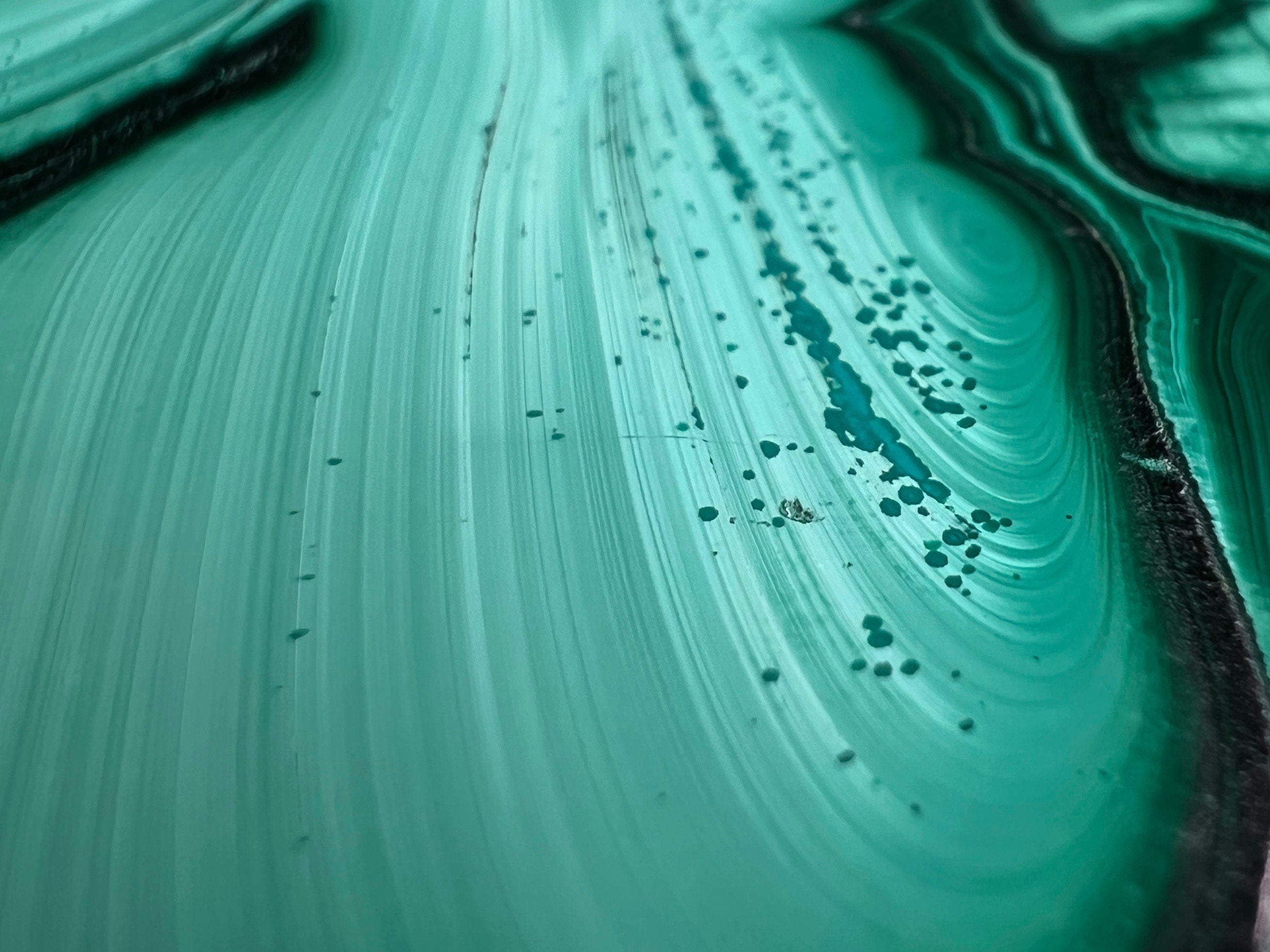 Natural Malachite Crystal Slab - Premium Green Malachite Stone for Jewelry Making, Unique Gift Idea, Home Decor (50473) - Perfect for DIY Crafts, Meditation & Healing Crystals Collection