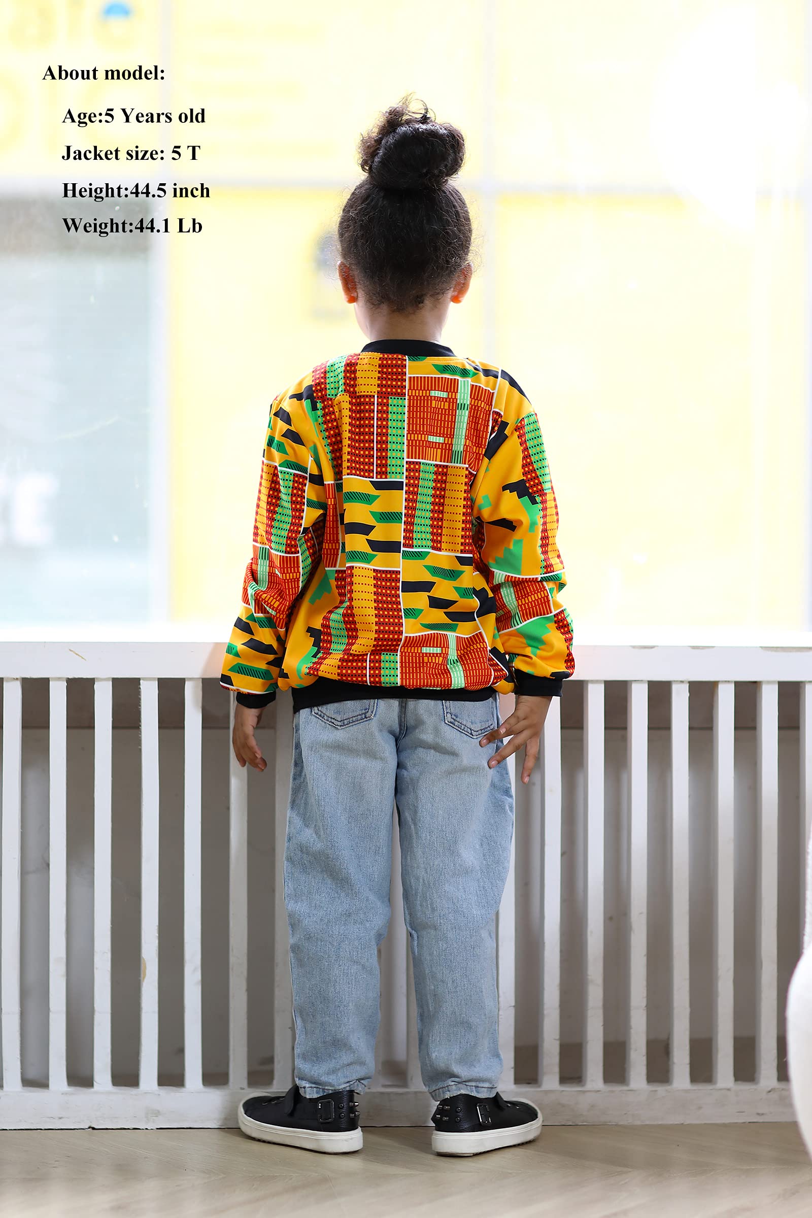 African Print Kids Coat - YOUNGER TREE Dashiki Jacket & Kente Clothes for Boys & Girls | Traditional African Wear for Parties, Cultural Events & Everyday Fashion