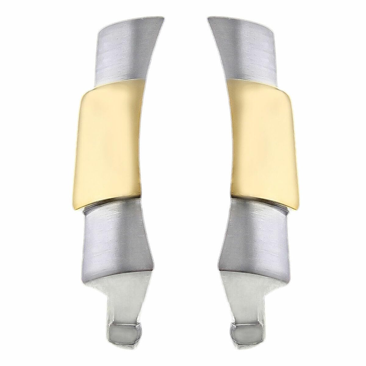 18K Gold Stainless Steel Custom Watch Band Strap End Link - Compatible with Rolex Submariner, Daytona & GMT II - Luxury Replacement for Watch Repair & Style Upgrade