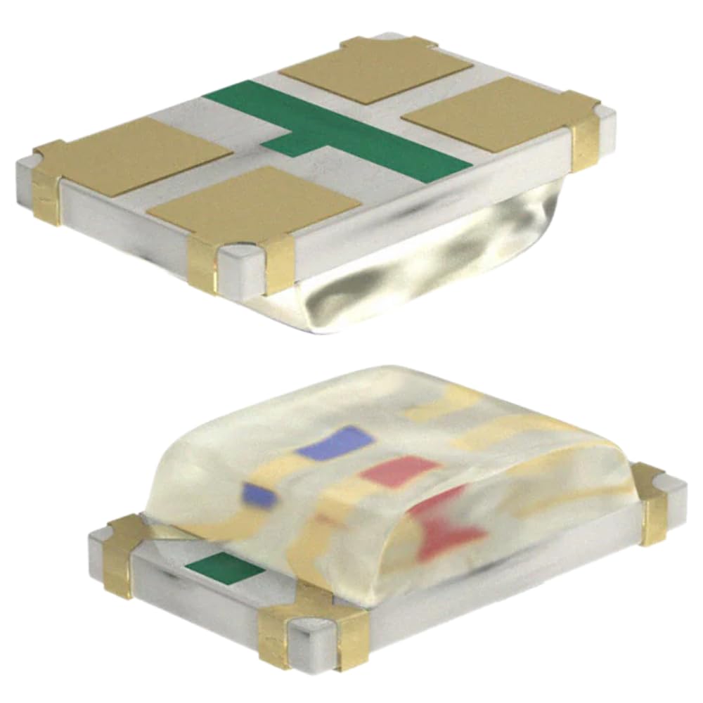 35-Pack APHBM2012SURKZGC 0805 SMD LEDs - 525nm Green (3.3V) & 630nm Red (1.95V) - 2012 Metric Size for Circuit Boards, DIY Electronics, and Indicator Lights