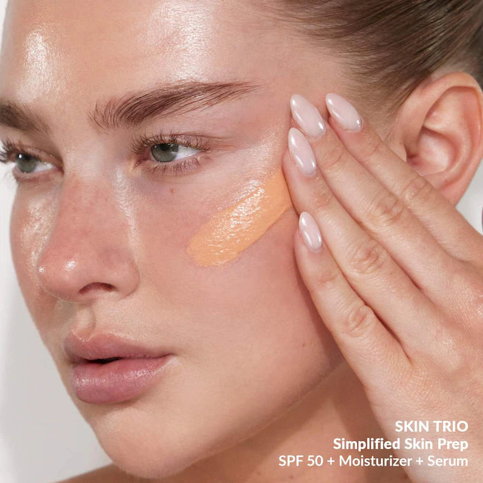 Refy Skin Trio Mineral SPF 50 Hydrating & Brightening Serum with Squalane - Lightweight Daily Moisturizer for Glowing Skin, Perfect for Mornings Under Makeup or Sun Protection