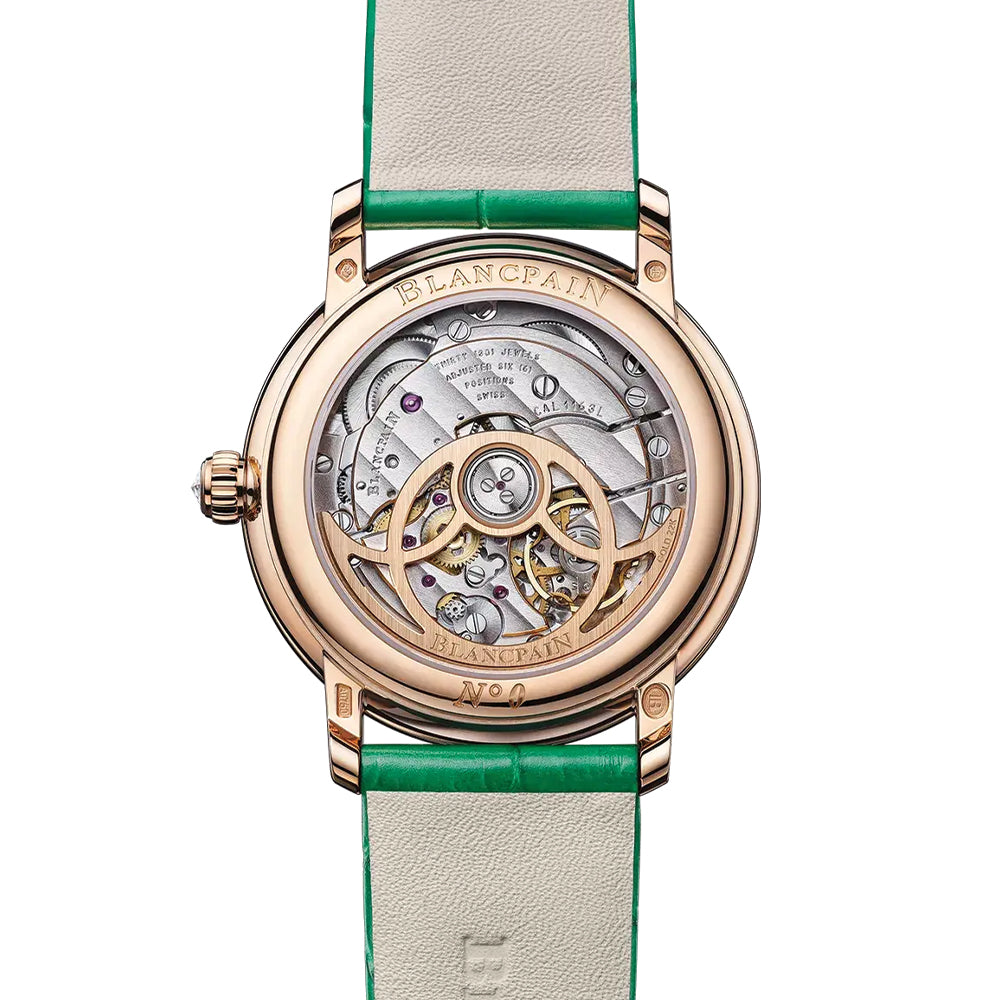 Ladybird Colors Moon Phases Red Gold 34.9mm Mother of Pearl Dial Leather Strap Watch - Perfect for Women's Fashion, Office Wear & Special Occasions
