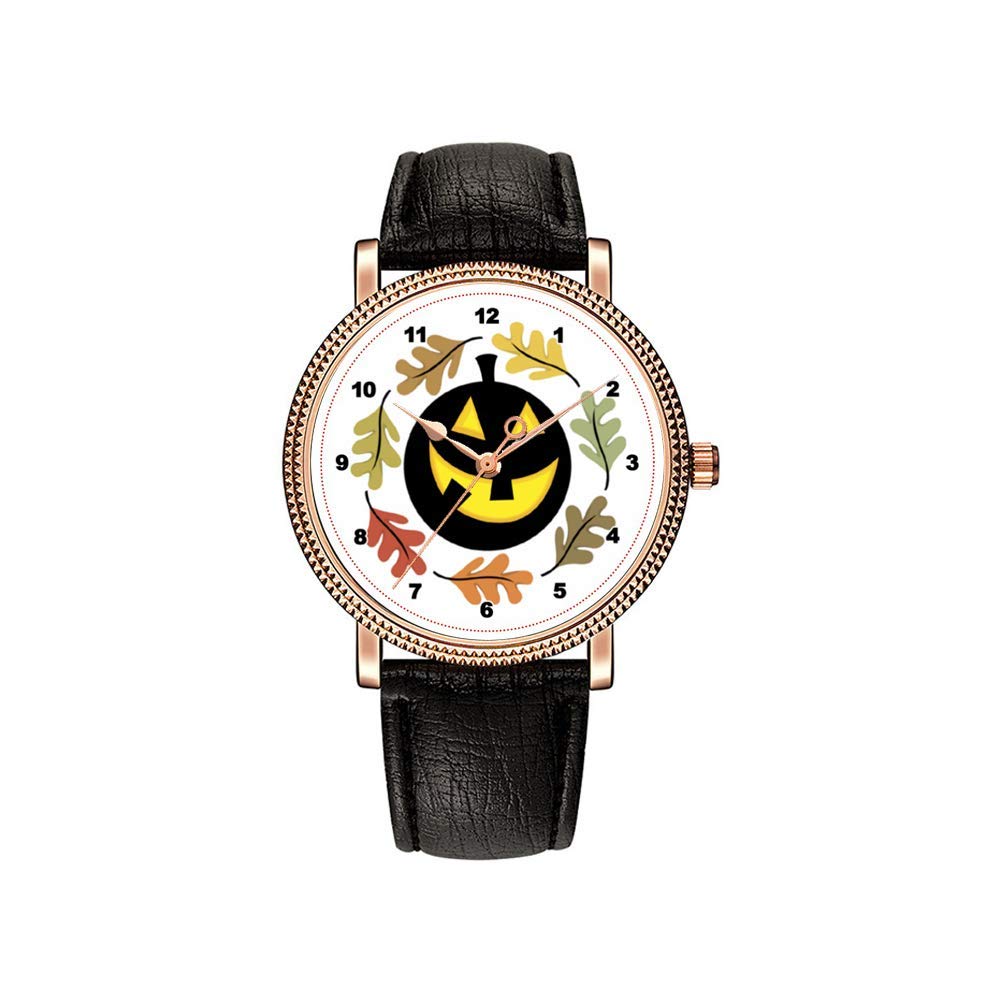 Men's Japanese Quartz Watch - Black & Rose Gold Fashion Watch for Christmas Gifts | Perfect for Office, Date Night & Special Occasions