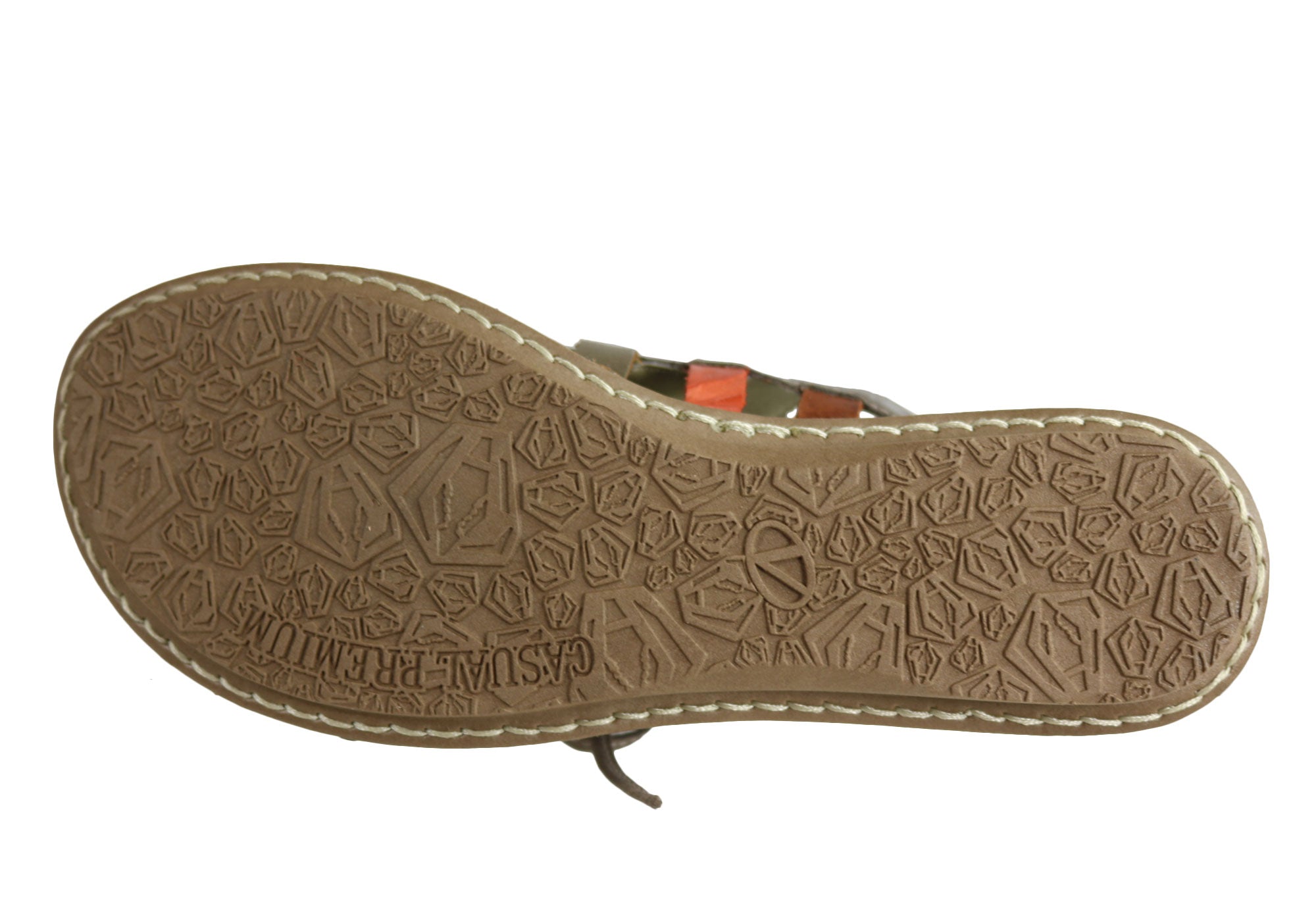 Andacco Petuna Women's Comfortable Flat Leather Sandals - Handmade in Brazil - Perfect for Beach, Vacation & Summer Outfits