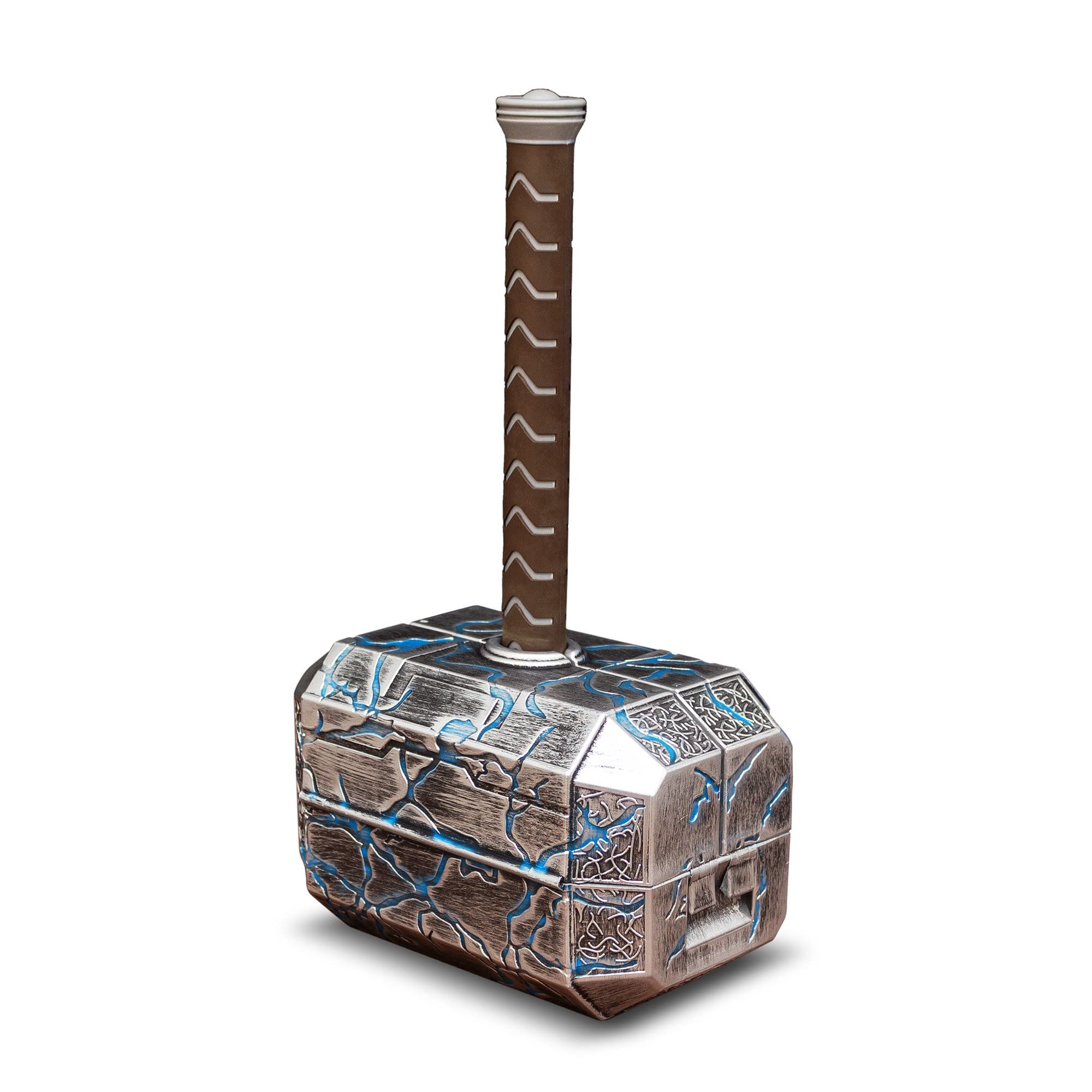 Marvel Mighty Thor's Hammer Mjolnir 91-Piece All-in-One Tool Kit with Screwdrivers, Wrench, Pliers & More | Perfect for DIY Projects, Home Repairs & Marvel Fans Collection
