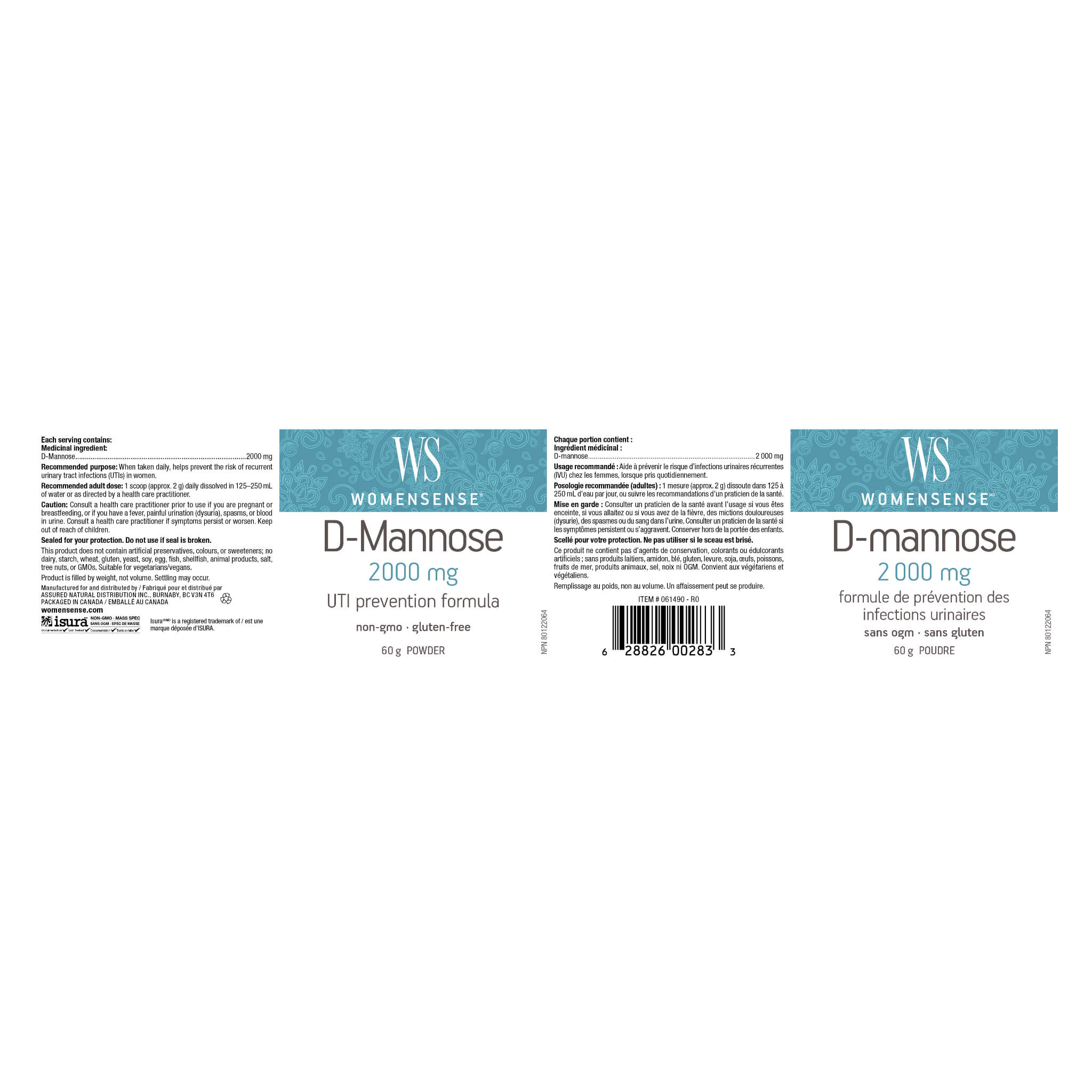 Premium D-Mannose 2000mg Supplement - Urinary Tract Health Support for Women & Men - Natural Cranberry Extract - Non-GMO, Gluten-Free - Supports Bladder & Kidney Health - Ideal for Daily Wellness & UTI Prevention