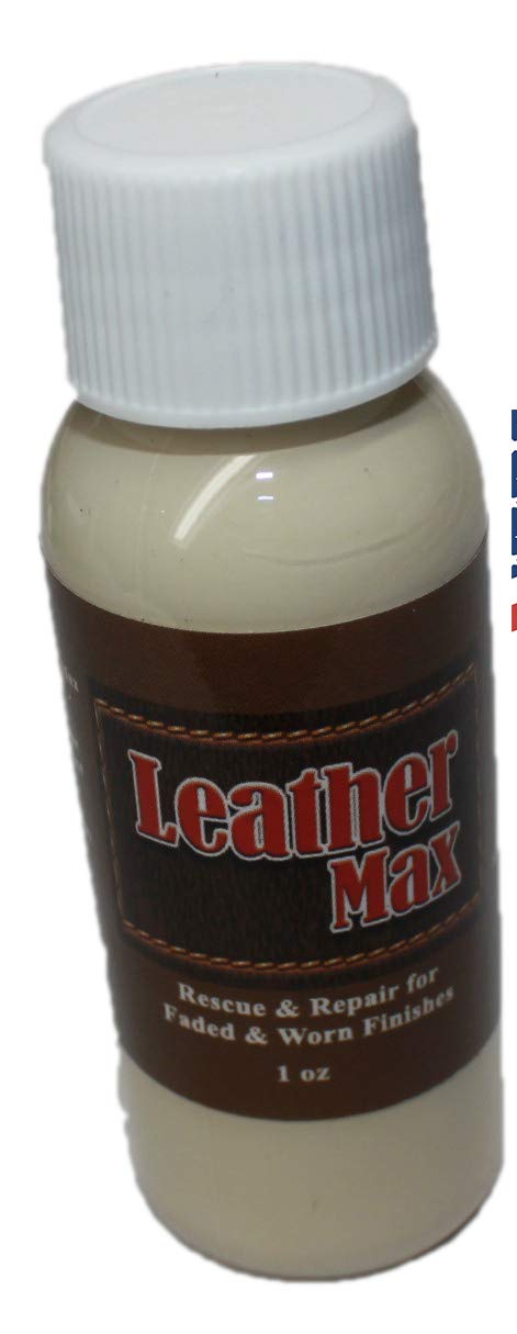 Premium Leather & Vinyl Color Restorer - 1 Ounce Tester Bottle for Small Repairs (Cream) | Leather Refinishing Kit for Furniture, Car Seats, Handbags & Shoes