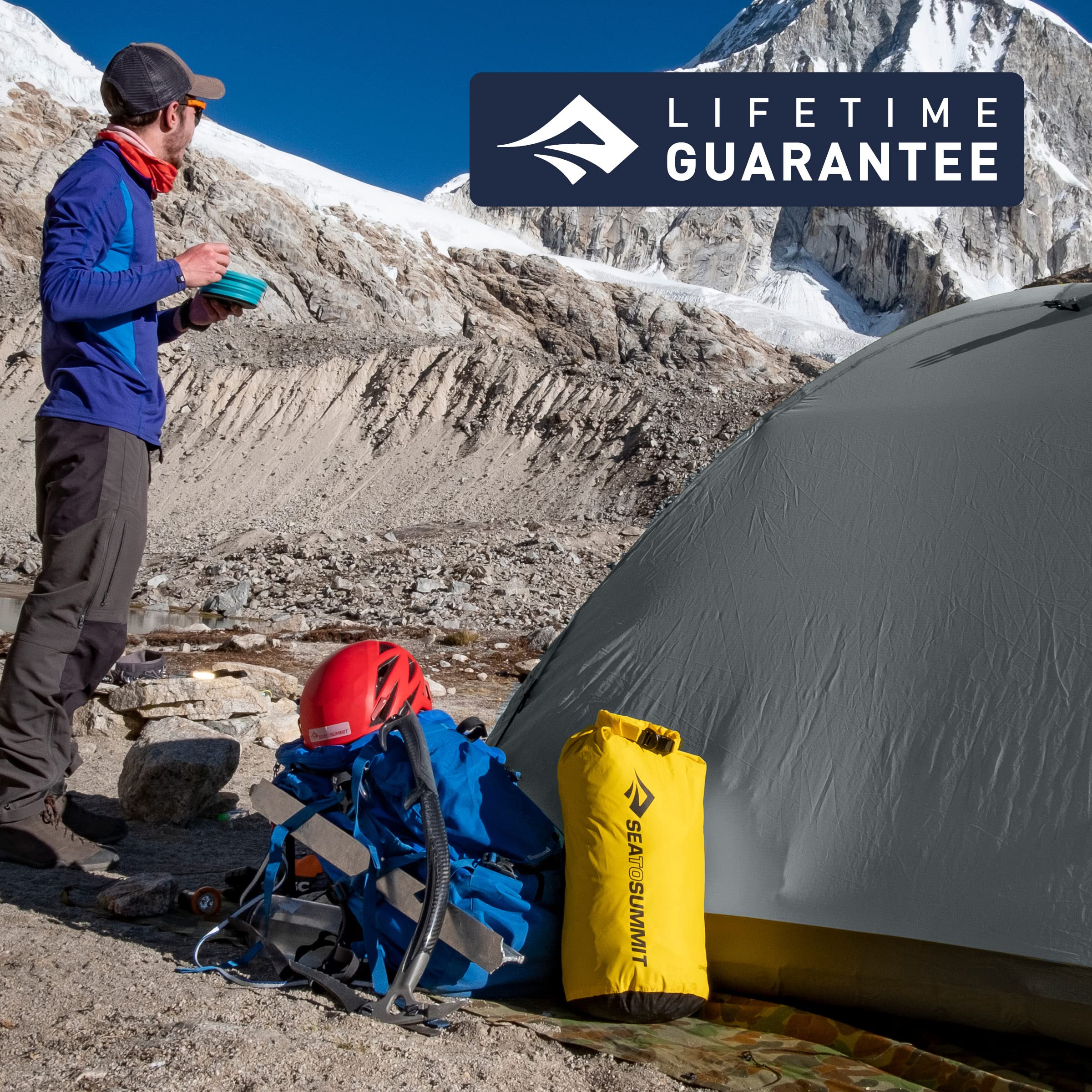 Sea to Summit Lightweight Dry Sack - Waterproof & Durable All-Purpose Dry Bag for Camping, Hiking, Kayaking & Outdoor Adventures