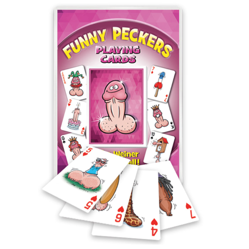 Funny Peckers Playing Cards - Premium Deck for Poker, Magic Tricks & Game Nights - Perfect for Parties, Gifts & Family Gatherings
