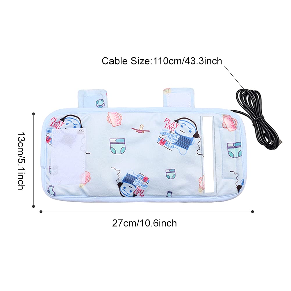 USB Portable Baby Bottle Warmer - Washable Milk Warmer & Temperature Keeper for Infants - Perfect for Home, Travel, Car & On-the-Go Feeding