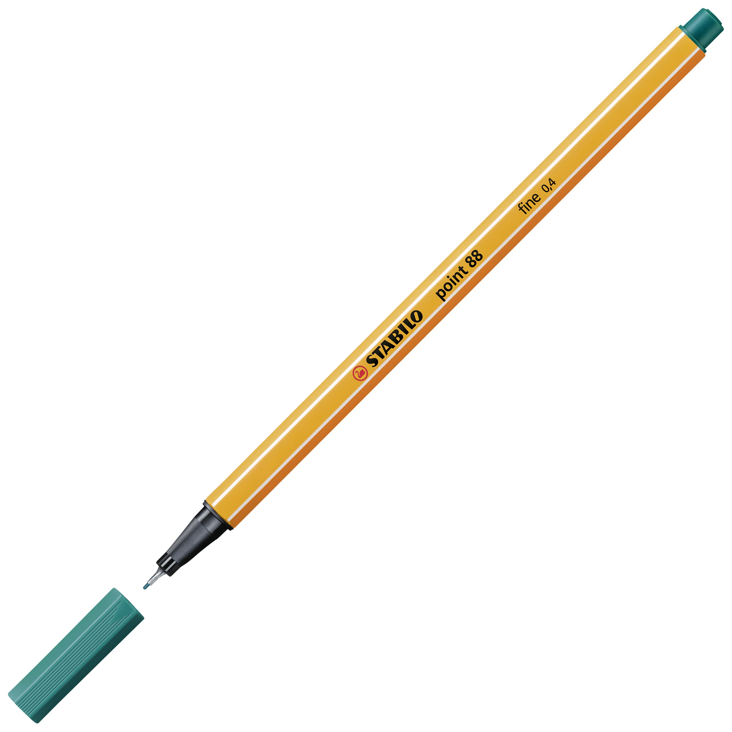 STABILO Point 88 Fine Tip Pen - Turquoise for Note Taking & Art