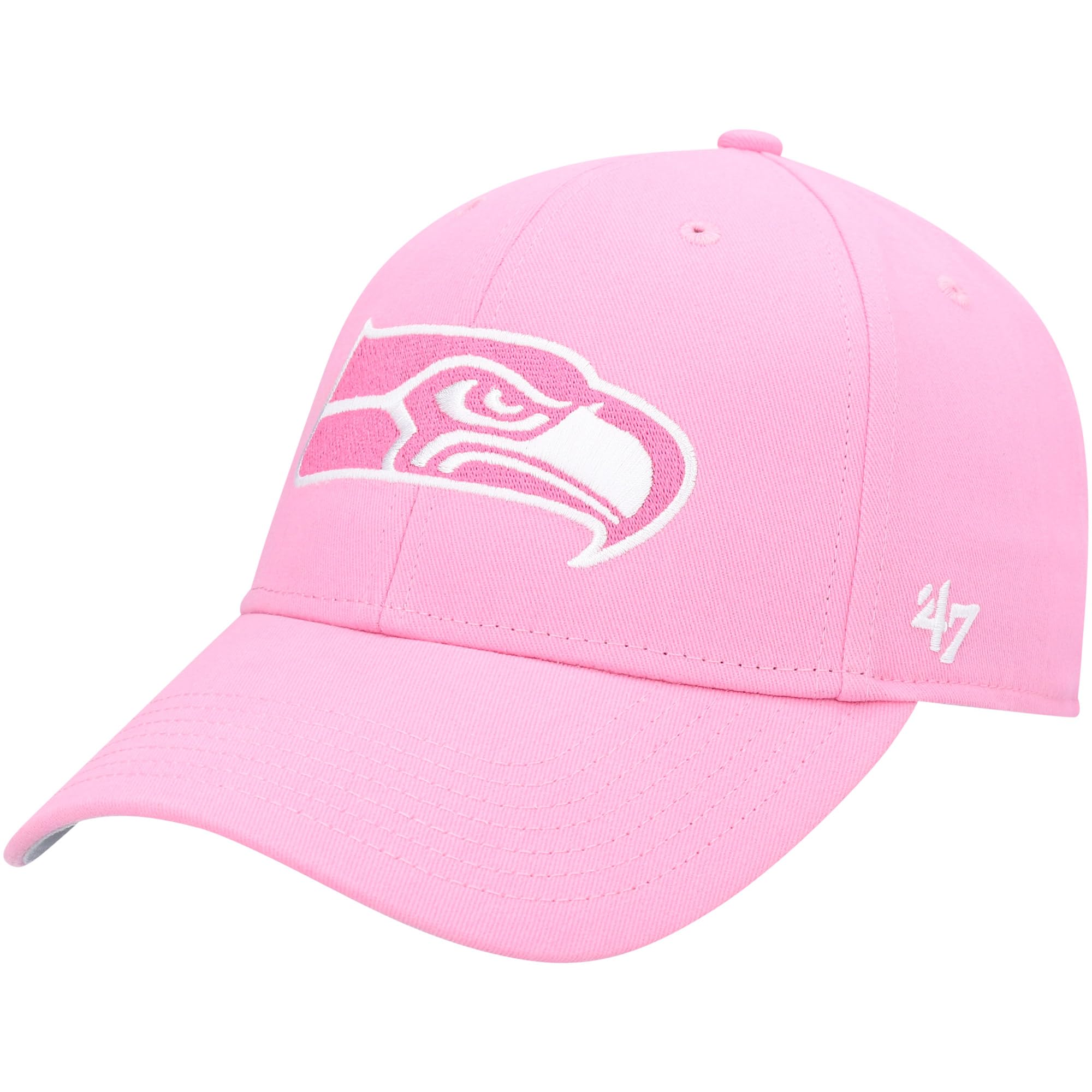 47 Girls Youth NFL Rose MVP Adjustable Baseball Cap - Stylish Sports Hat for Football Games, School Events & Outdoor Activities