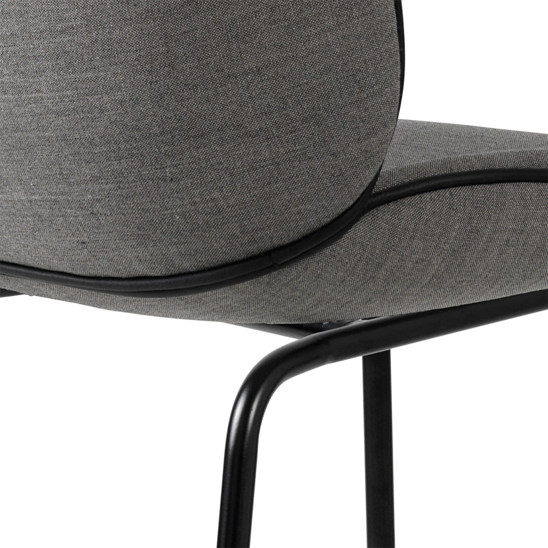 Beetle Counter Chair - Fully Upholstered Modern Bar Stool with Back Support | Perfect for Kitchen Islands, Breakfast Bars & Home Cafes