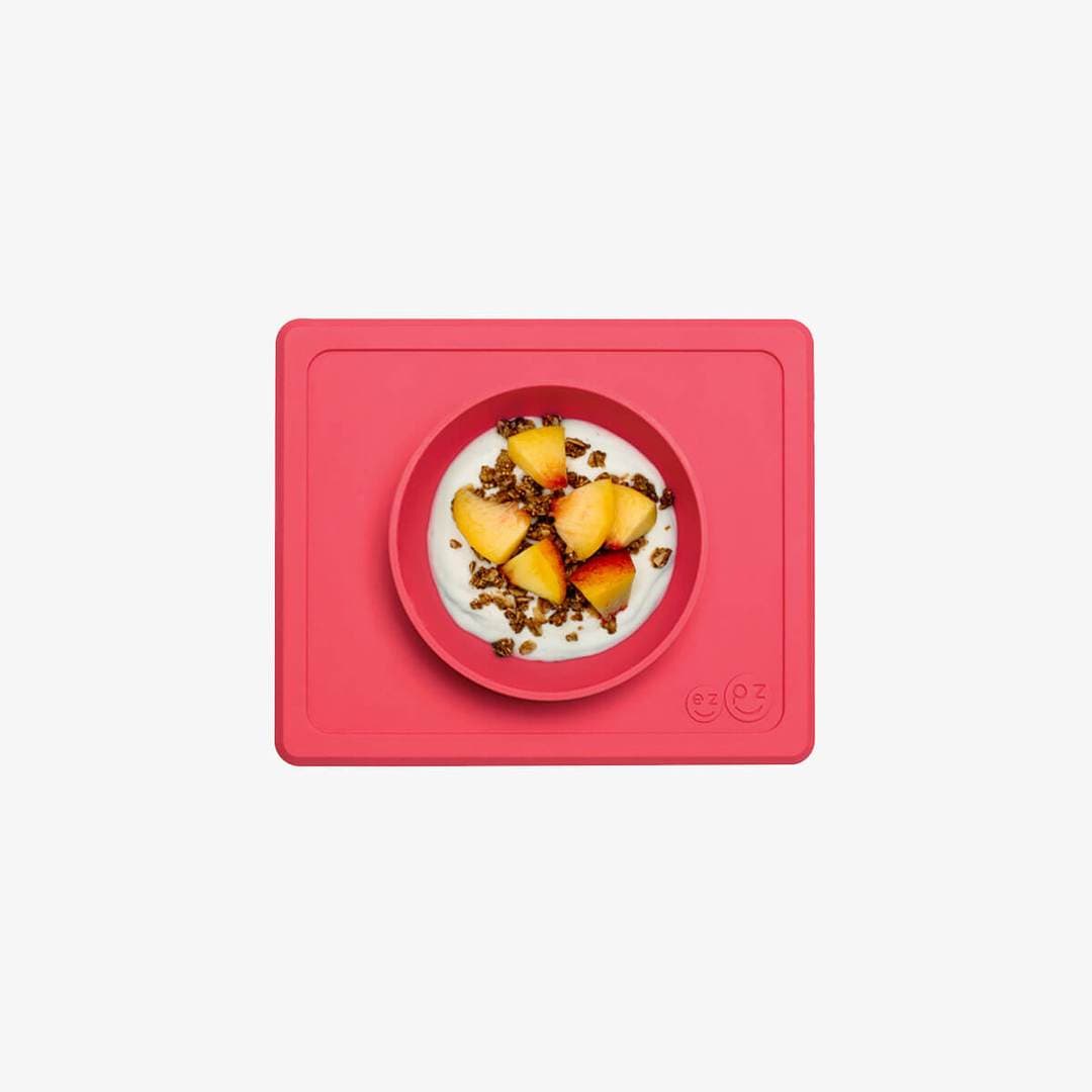 ezpz Mini Bowl - Non-Slip Silicone Baby Bowl for Toddlers | Perfect for Mess-Free Feeding, Travel & Daycare | BPA-Free, Dishwasher Safe