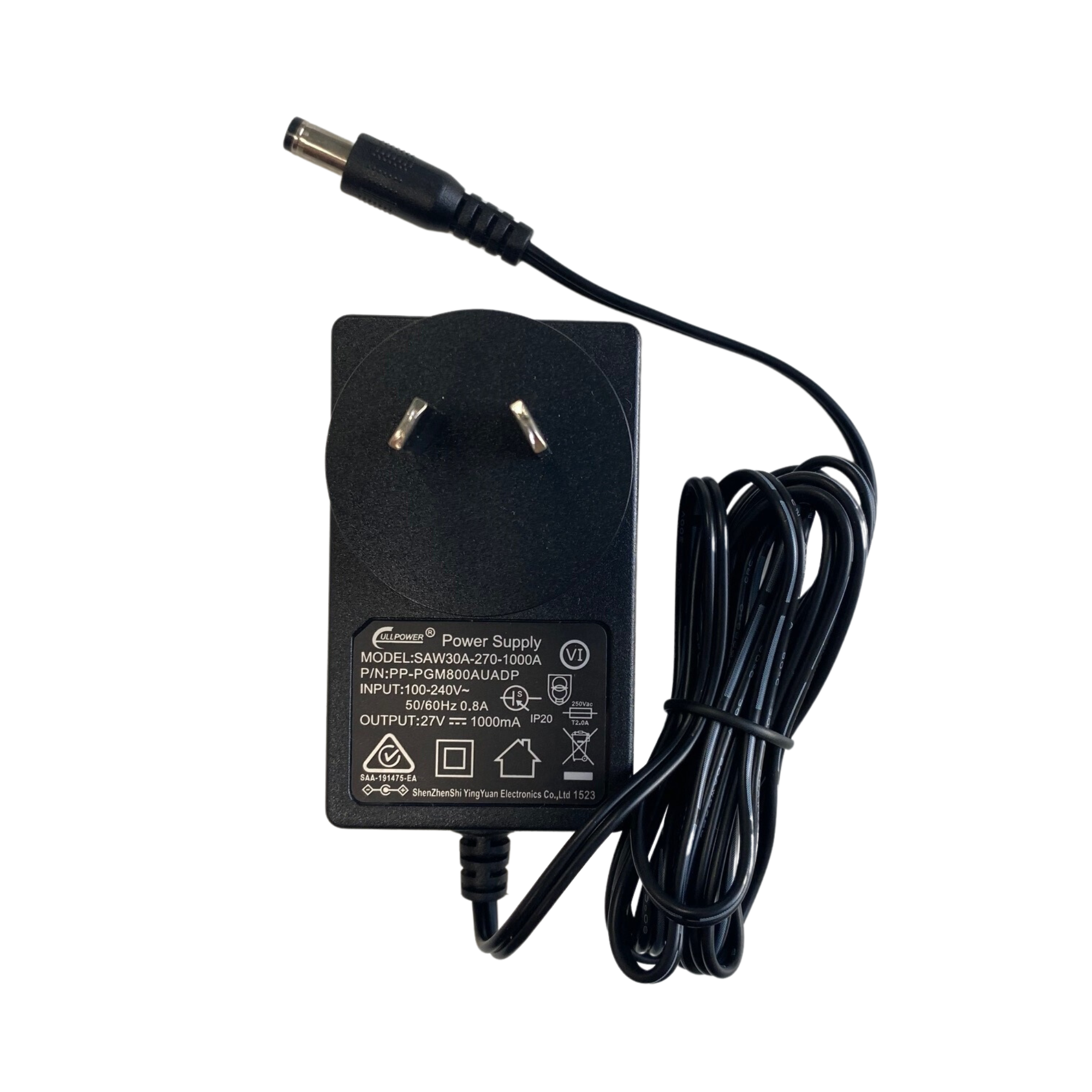 Universal Power Adapter ADP PGM800 - 100-240V AC/DC Converter for Laptops, Cameras & Electronics - Perfect for Travel, Office & Home Use