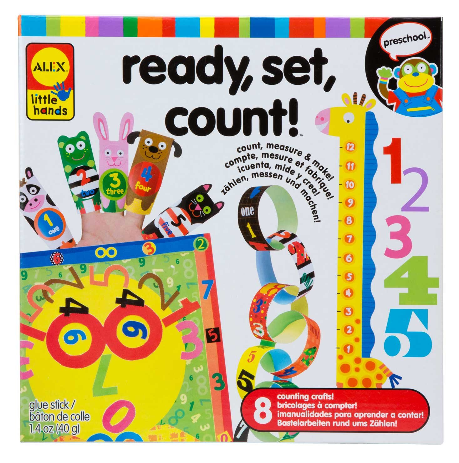 ALEX Toys Little Hands Ready Set Count - Educational Counting Toy for Toddlers & Preschoolers - Perfect for Early Math Learning at Home or Classroom