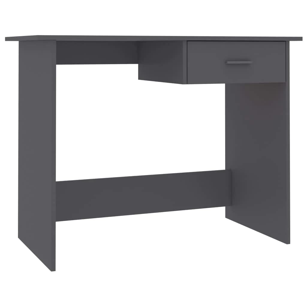 vidaXL Chipboard Writing Desk - Study & Computer Workstation for Home Office, Dorm Room - Multiple Color Options | Compact Design for Small Spaces & Student Use