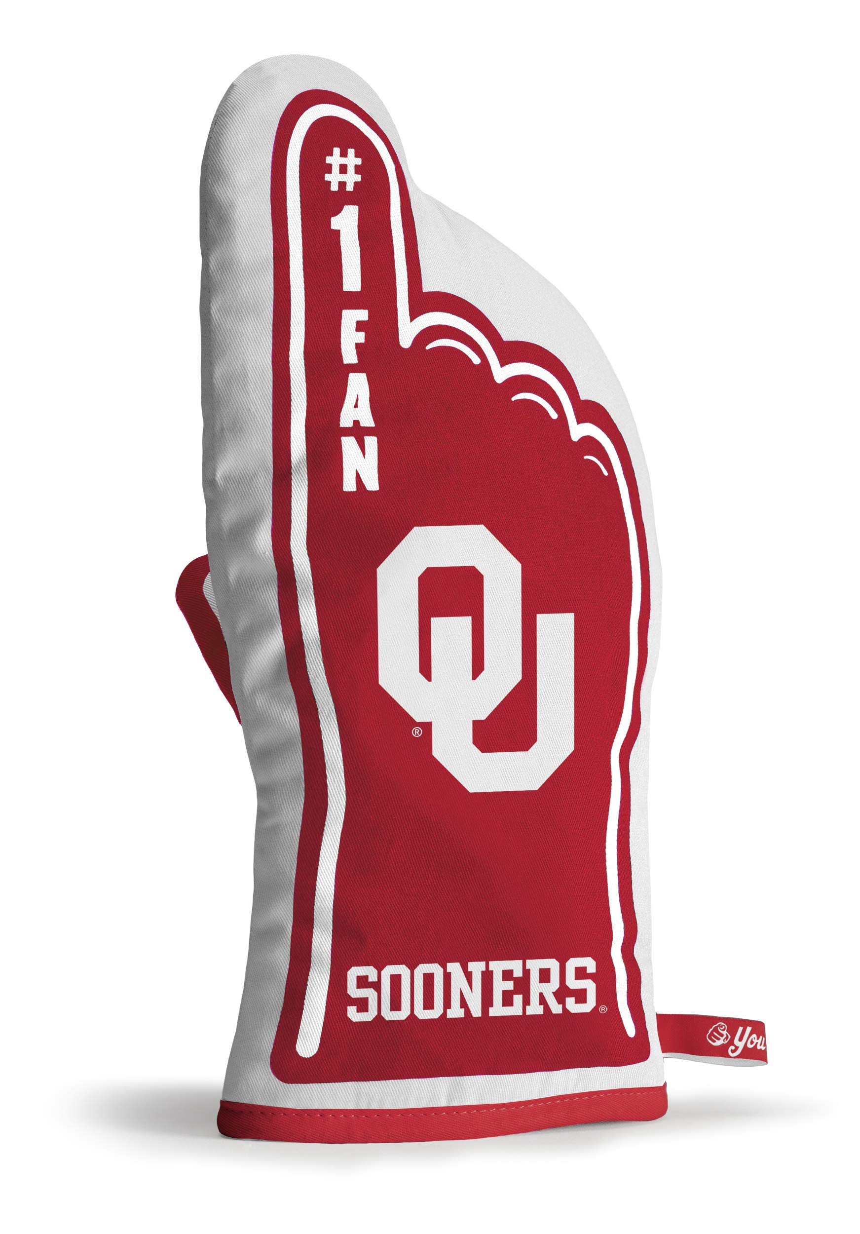 YouTheFan NCAA #1 Heat Resistant Oven Mitt - Perfect for Baking, Grilling & Kitchen Safety (Team Colors)