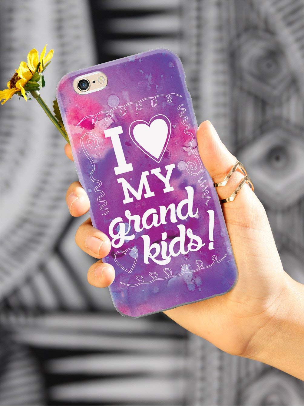 Premium 3D Textured Protective Phone Case for Apple iPhone 11 - Shockproof & Anti-Scratch Cover with Grandkids Design - Perfect for Everyday Use, Travel & Family Protection