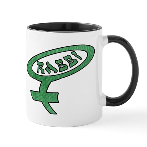White/Black Inside - Woman Rabbi Mug