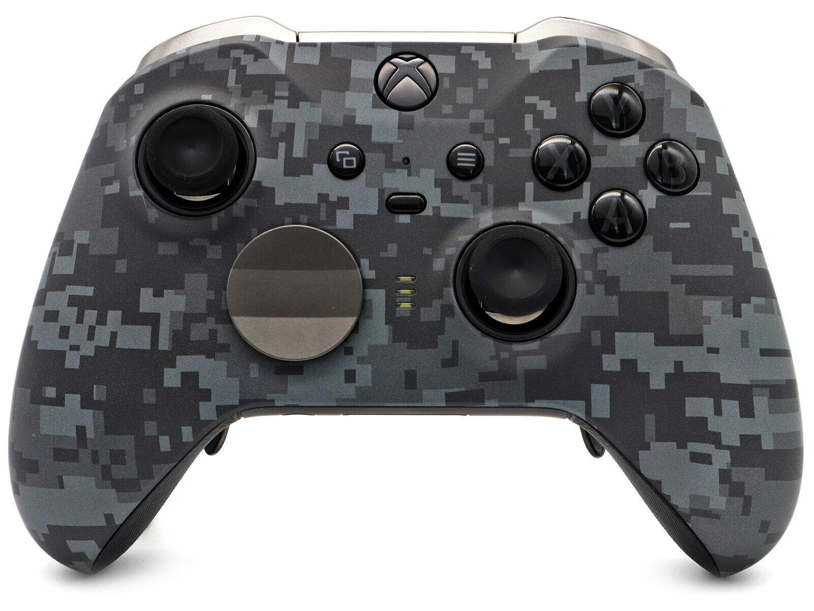 Modded Zone UN-MODDED Custom Xbox ONE Elite Series 2 Controller - Digital Camo Design | Compatible with Xbox One & PC | Perfect for Competitive Gaming & Streaming