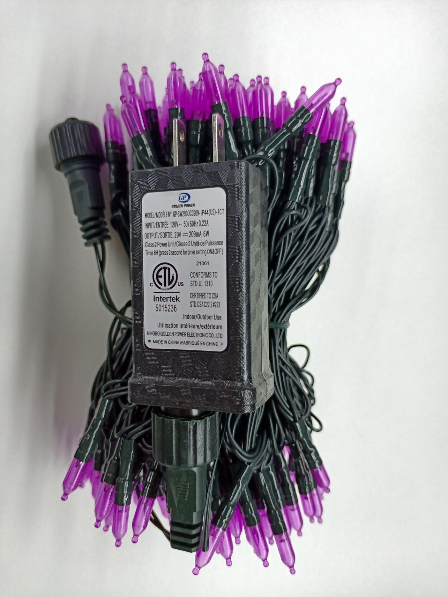 BrizLabs 66ft 200 LED Purple Halloween String Lights - Waterproof Outdoor/Indoor Fairy Lights with 8 Modes & Timer - Perfect for Halloween Decorations, Christmas Trees, Parties, Patio, Garden, and Home Decor