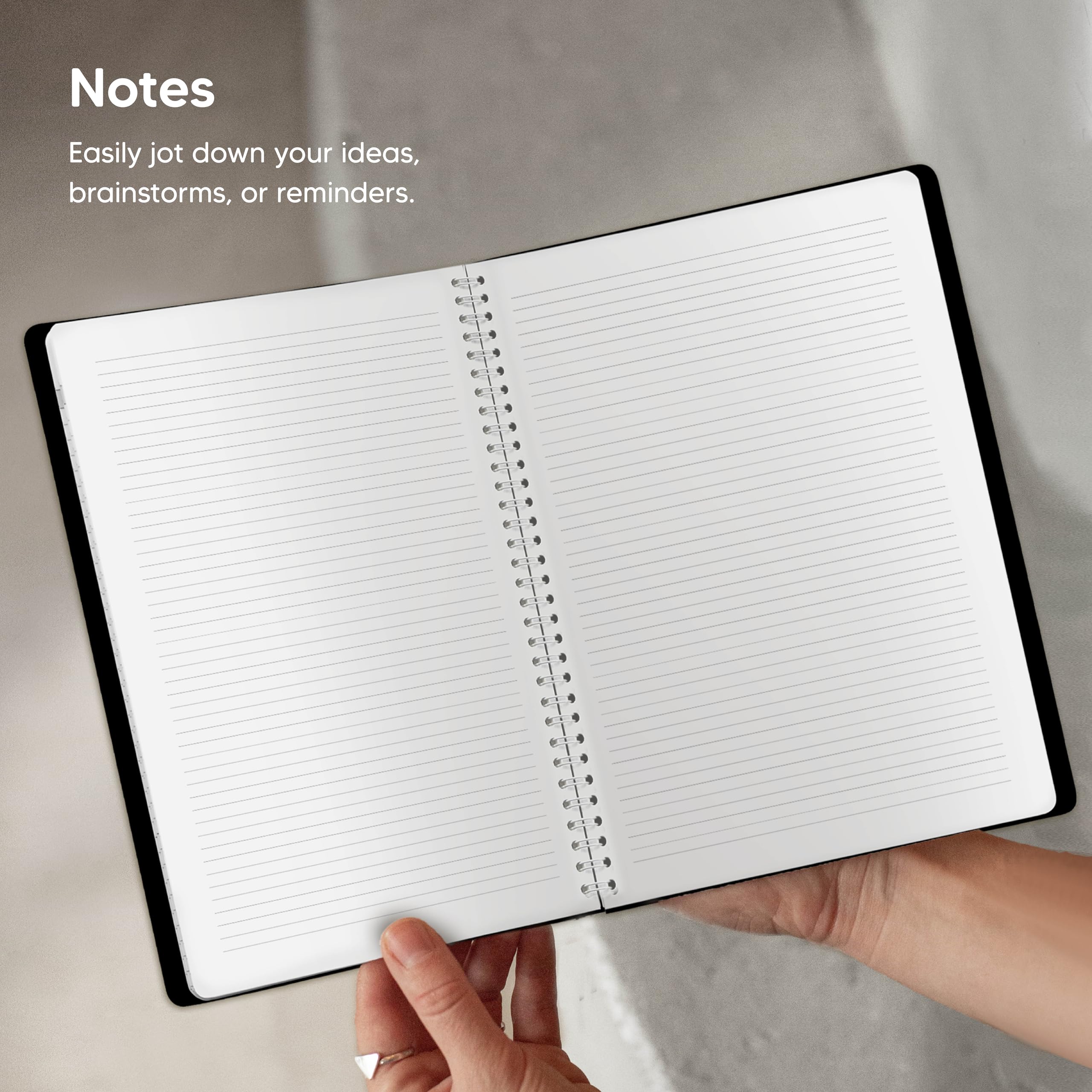 2024-2025 Academic Planner - Weekly & Monthly Hourly Appointment Book with Flexible Cover & Twin-Wire Binding - 8.5
