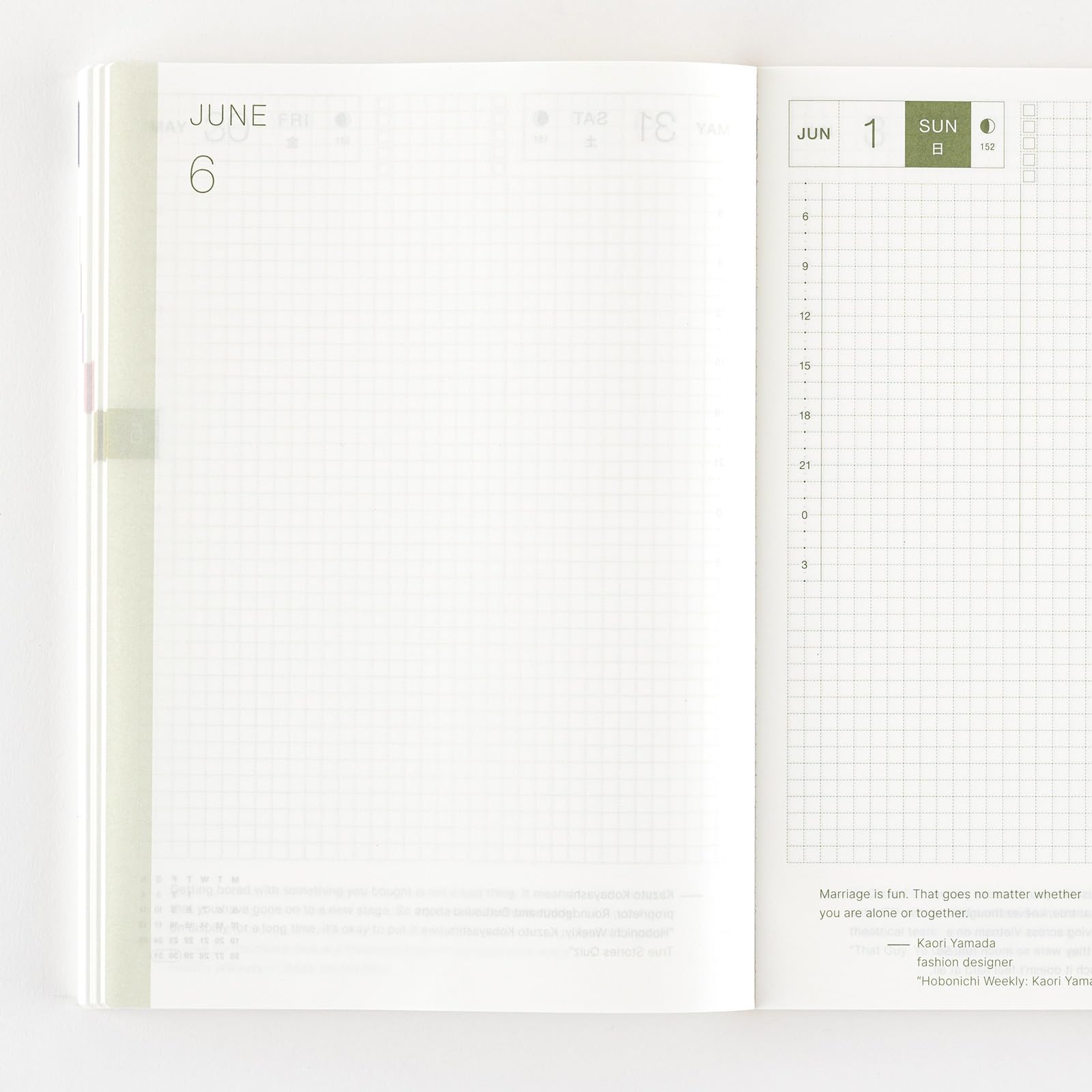 Hobonichi Techo 2025 Cousin Planner - English Version A5 Size with January & Monday Start | Perfect for Work, School & Personal Organization | Daily, Weekly & Monthly Planning