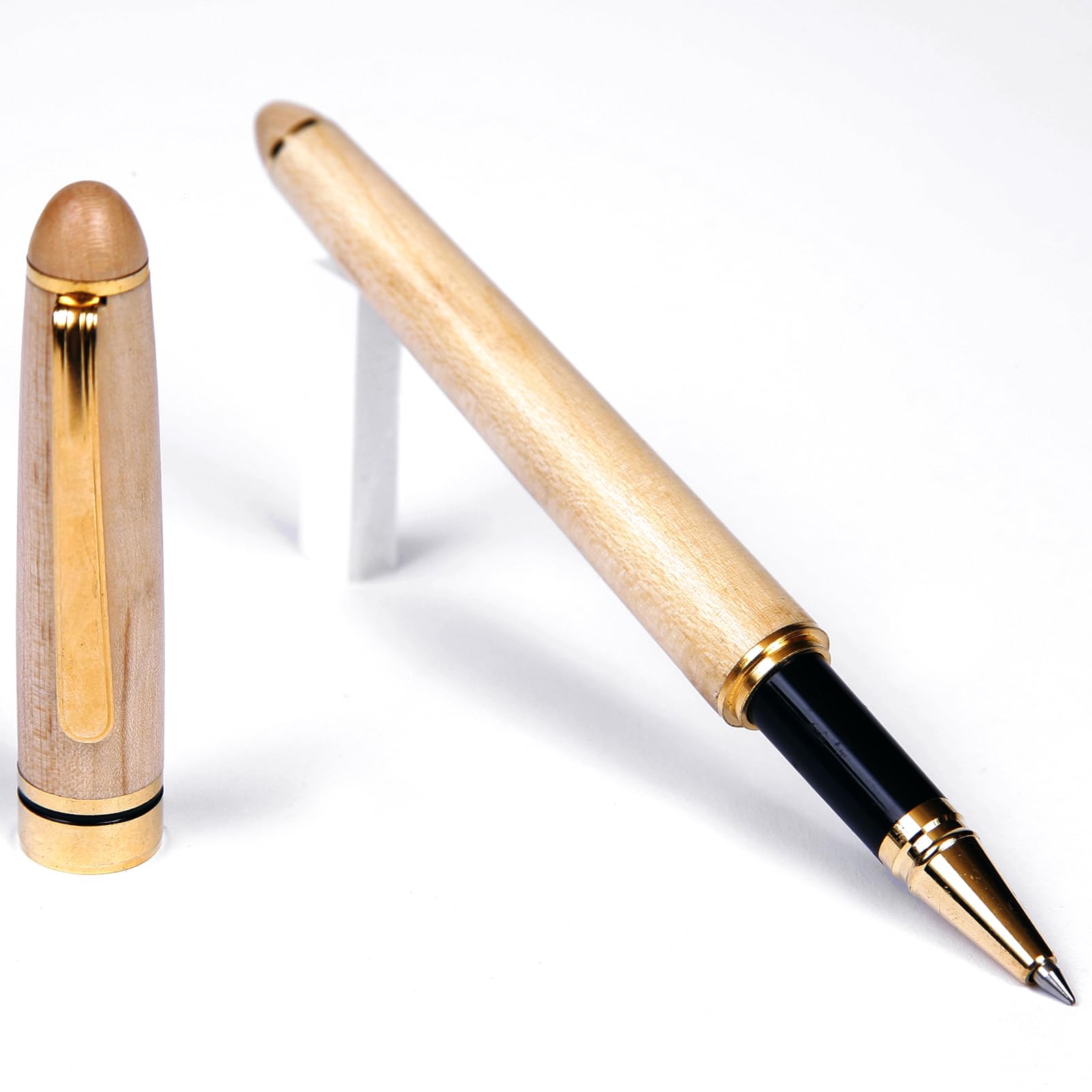 Lanier Pens O330 Premium Maple Wood Rollerball Pen - Smooth Writing, Elegant Design for Office, Gifts & Everyday Use