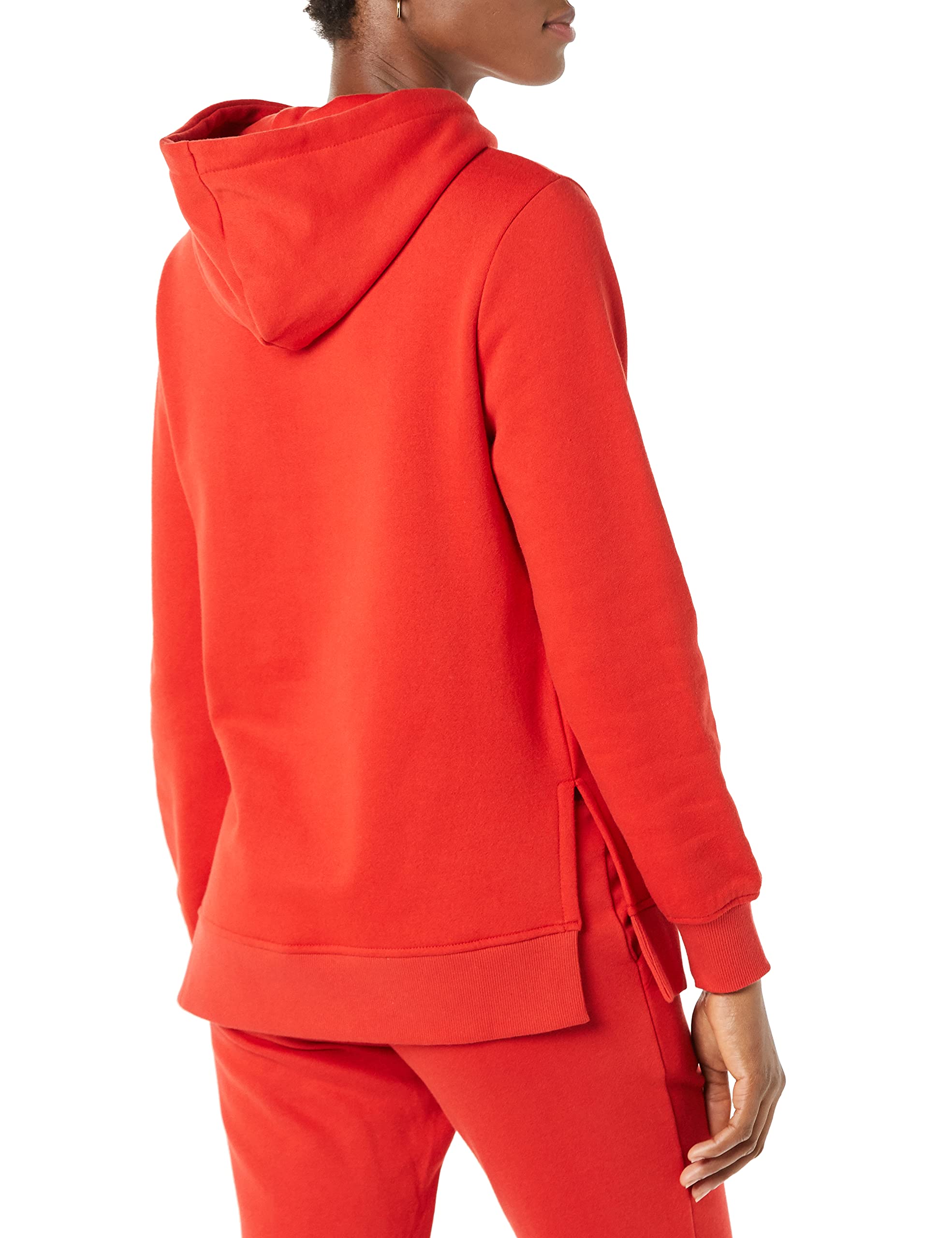 Amazon Essentials Women's Fleece Hooded Tunic Sweatshirt - Soft Cozy Pullover for Casual Wear, Lounge & Outdoor Activities | Plus Size Options Available