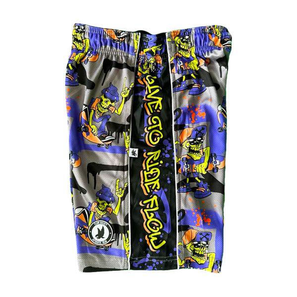 Boys Skateboard Flow Shorts - Breathable & Durable Skateboarding Shorts for Active Kids - Perfect for Skateboarding, BMX, and Outdoor Sports