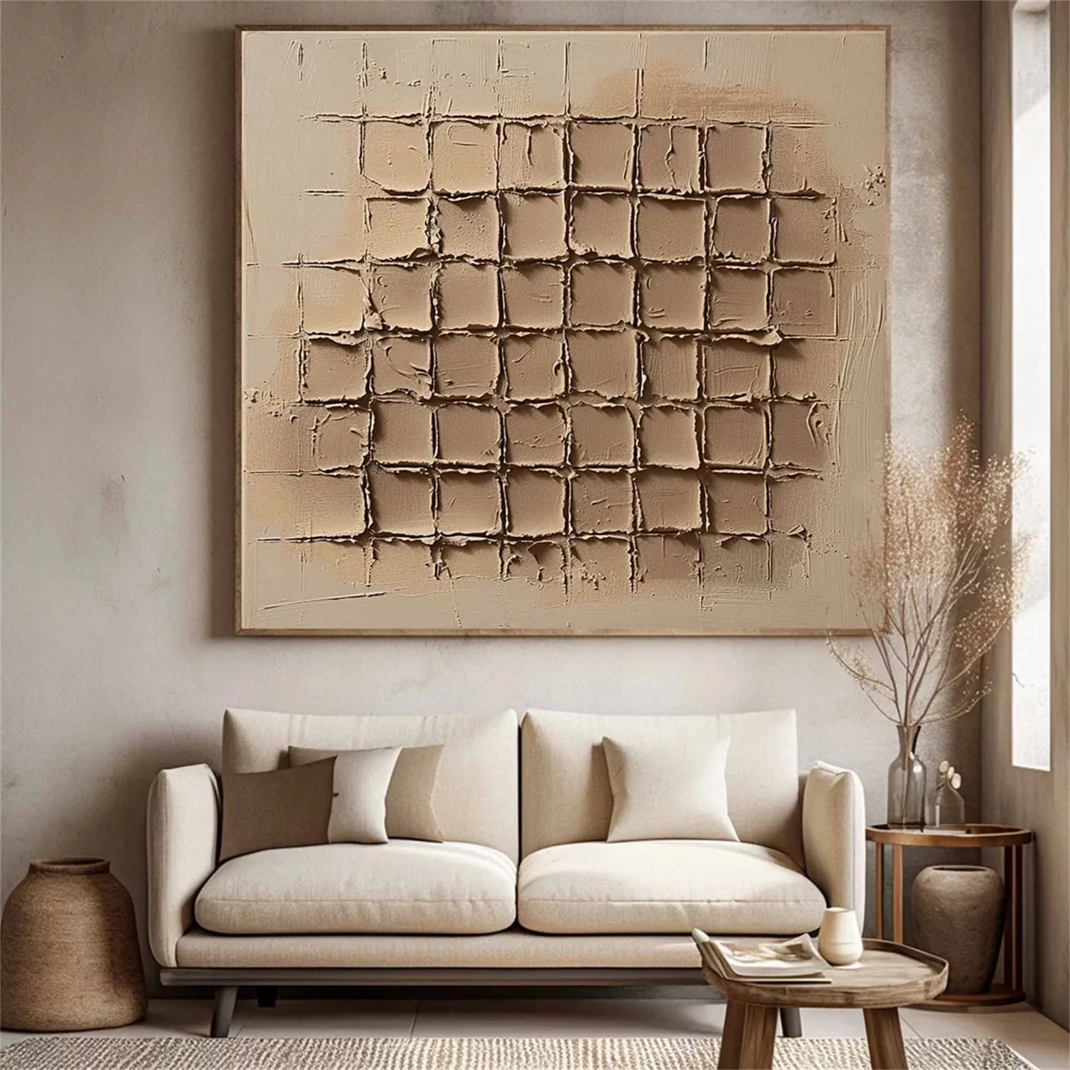 Abstract Tranquility Art Painting #WS171 - Modern Wall Decor for Living Room, Bedroom & Office - Calming Abstract Canvas Artwork