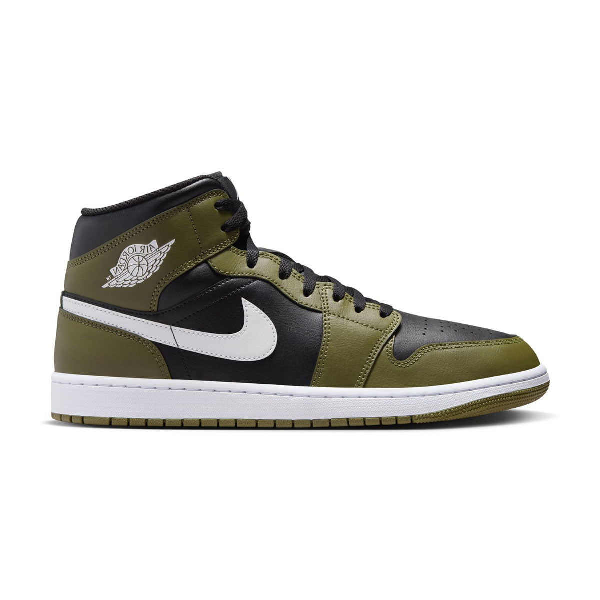 Air Jordan 1 Mid 'Sequoia' Basketball Shoes for Men - Retro Style Sneakers for Casual Wear, Street Fashion & Sports Performance