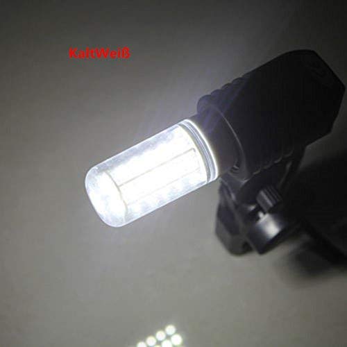 3-Pack 15W 60-LED SMD2835 E27 Corn Light Bulb, AC 85-265V, Cold White (6000K) - Energy Efficient LED Replacement for Warehouse, Garage & Outdoor Lighting