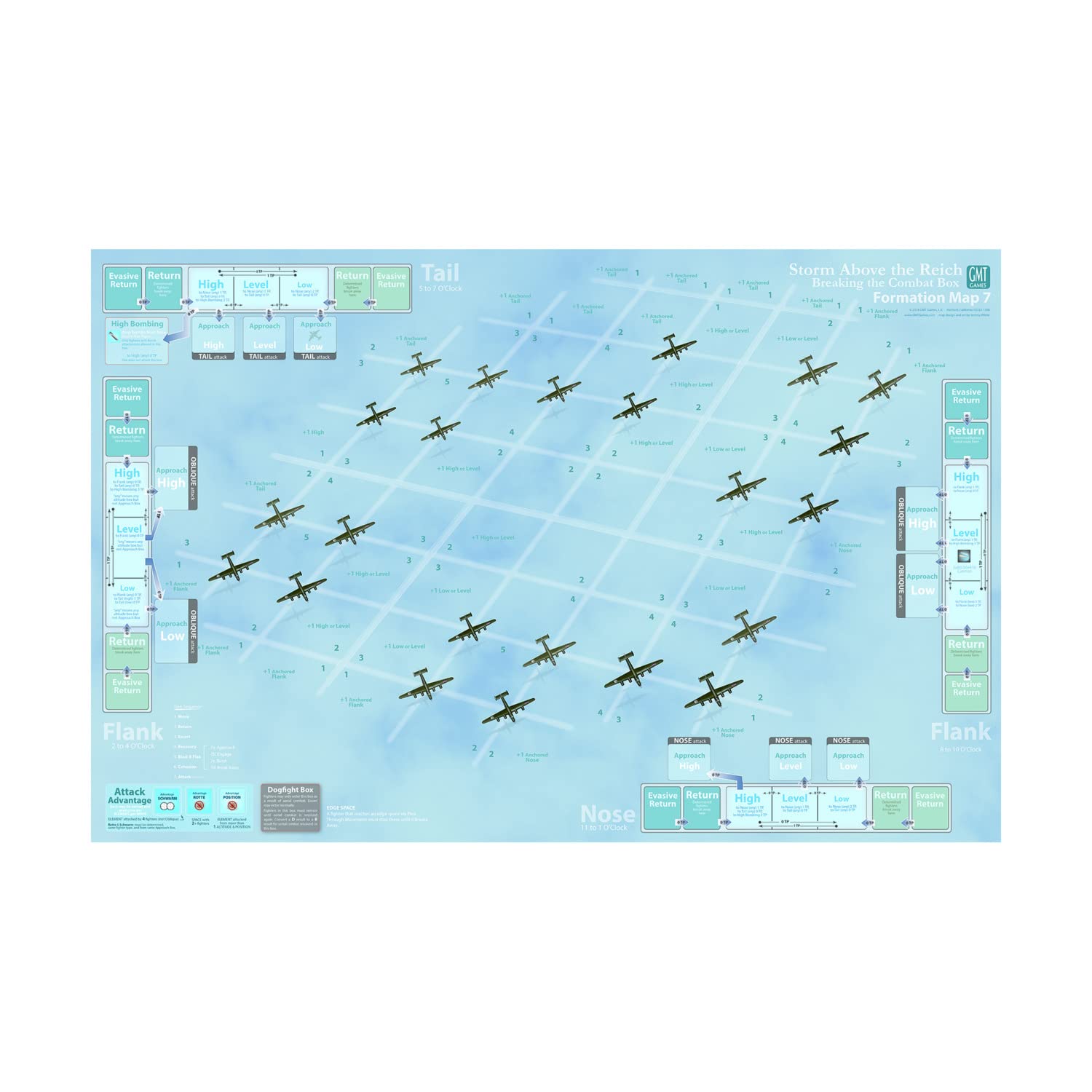 Storm Above The Reich - WWII Air Combat Strategy Board Game by GMT Games | 1-2 Players | 30-60 Min Playtime | Perfect for Game Nights & Family Gatherings | Ages 14+ | English Version | Great for History Buffs & Strategy Lovers