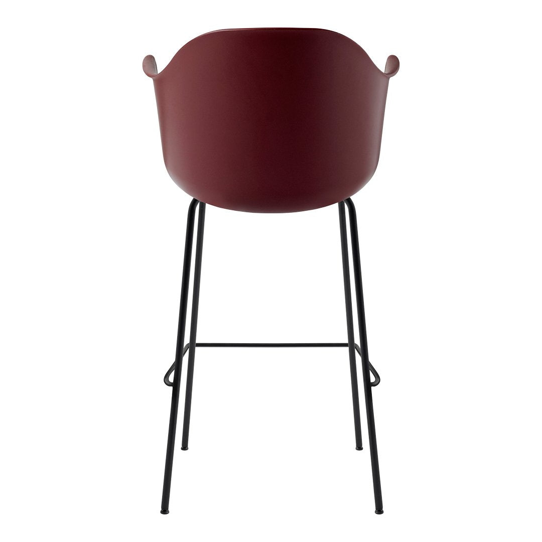 Harbor Bar Stool - Rustic Wooden Counter Height Bar Chair with Backrest for Kitchen Island, Pub & Home Decor - Perfect for Dining, Entertaining & Relaxing