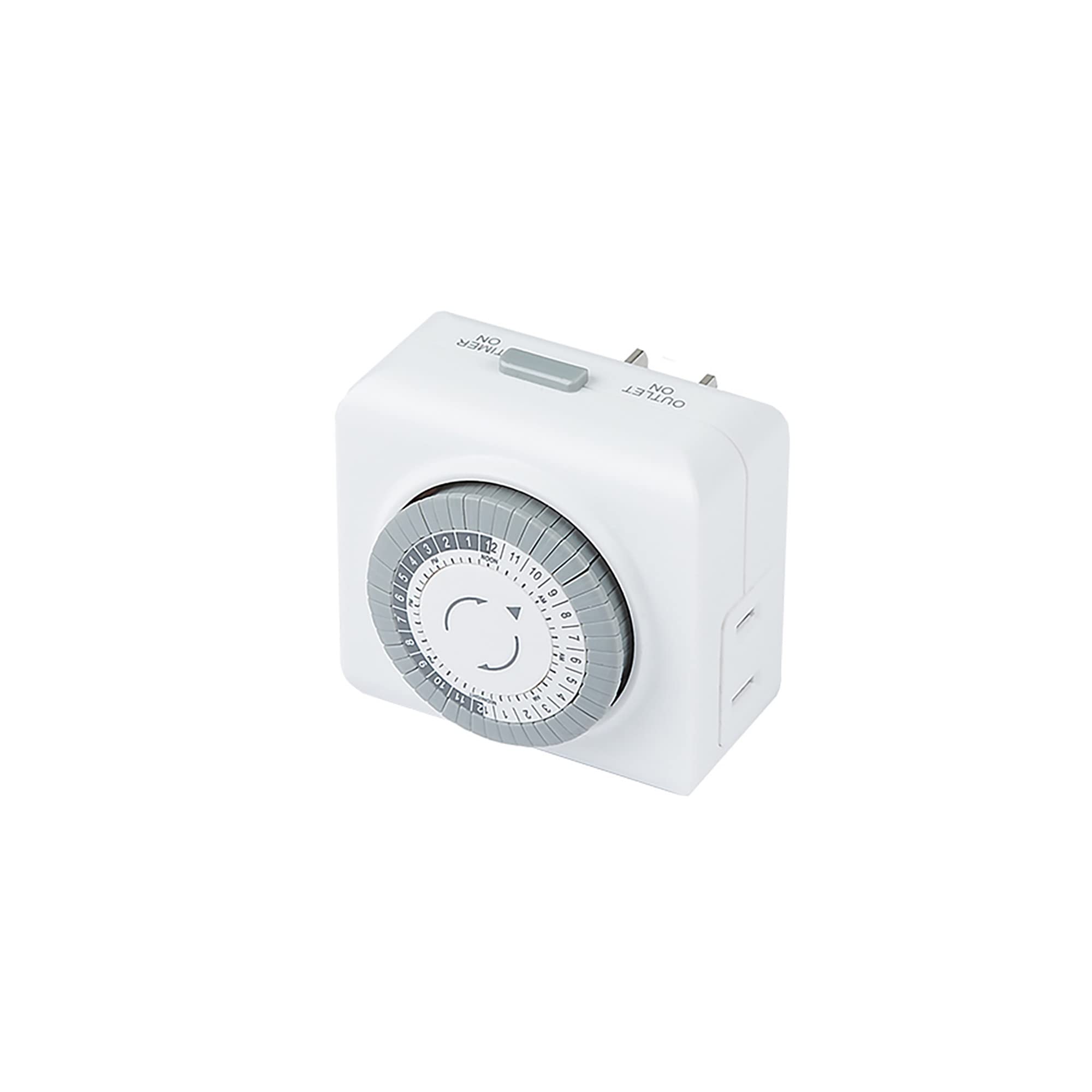 WAC Landscape Lighting Mechanical Timer - Outdoor Power Supply Controller for Garden, Yard & Pathway Lights | Perfect for Automated Lighting & Energy Savings