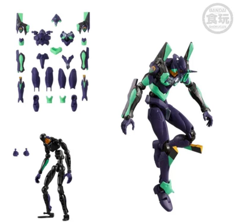 Evangelion New Movie Version 02 EVA Frame Rebuild Box Set - Complete Anime Collectible for Fans & Home Display