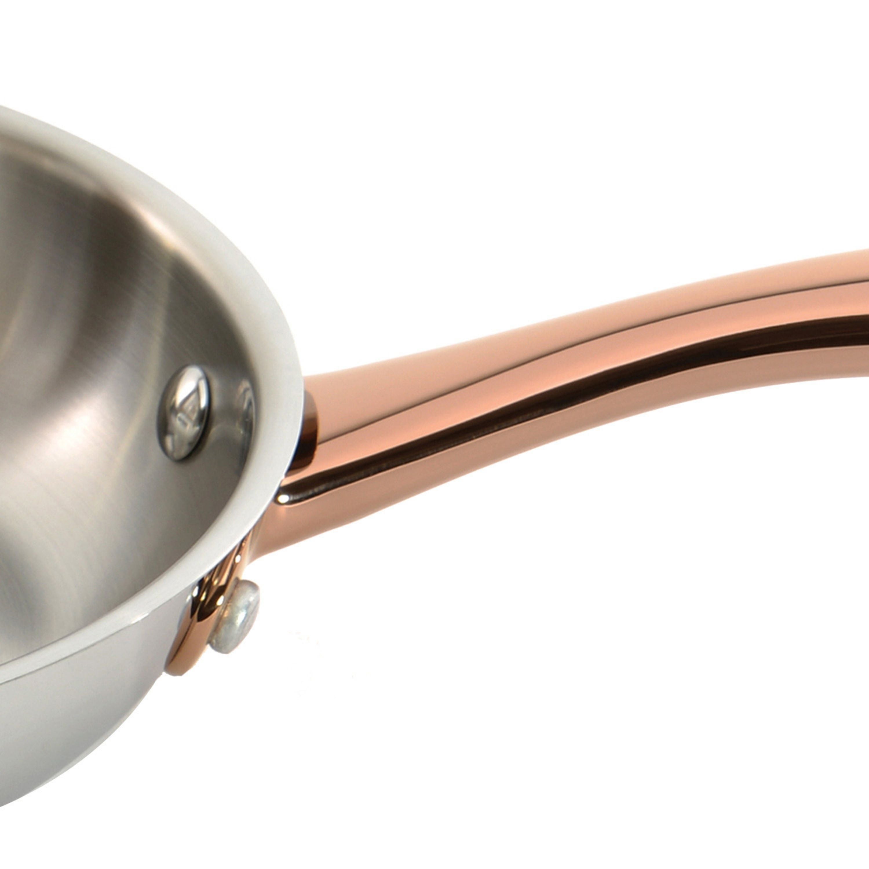 BergHOFF Ouro Gold 11-Piece 18/10 Stainless Steel Cookware Set with Stainless Steel Lids & Rose Gold Handles - Premium Kitchen Cookware for Home Chefs & Cooking Enthusiasts