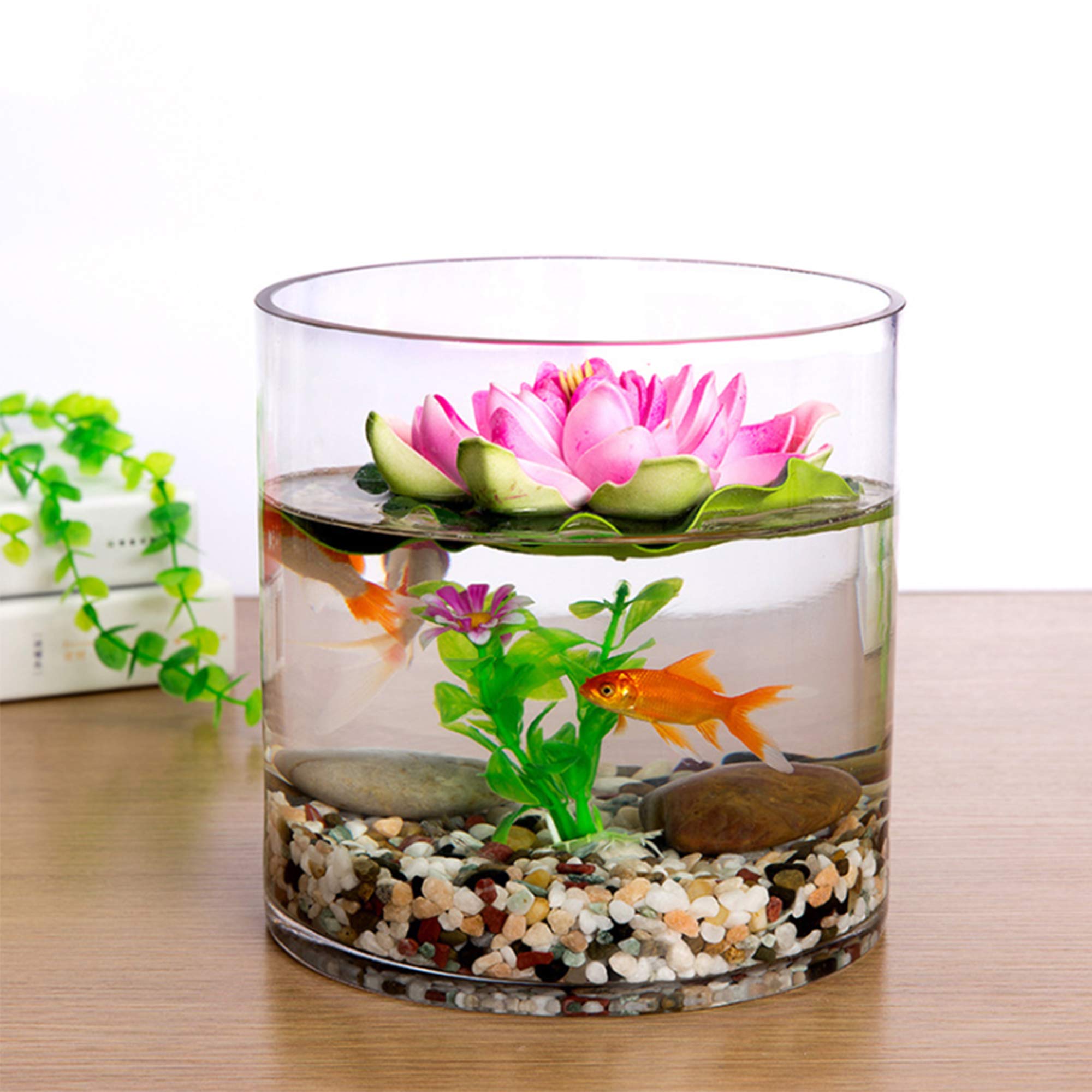 WGV Clear Glass Cylinder Vase - 12